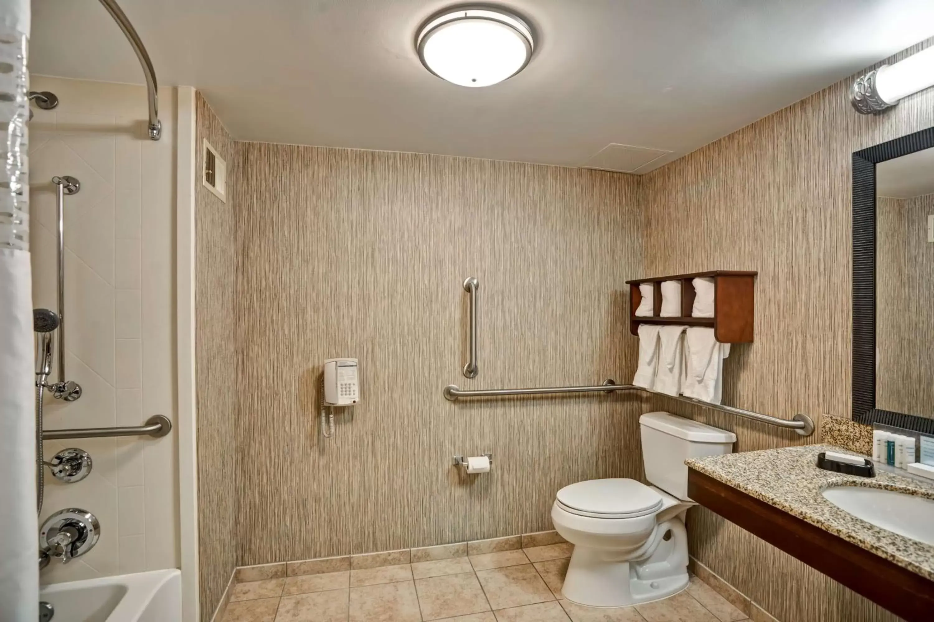Bathroom in Hampton Inn Scranton at Montage Mountain