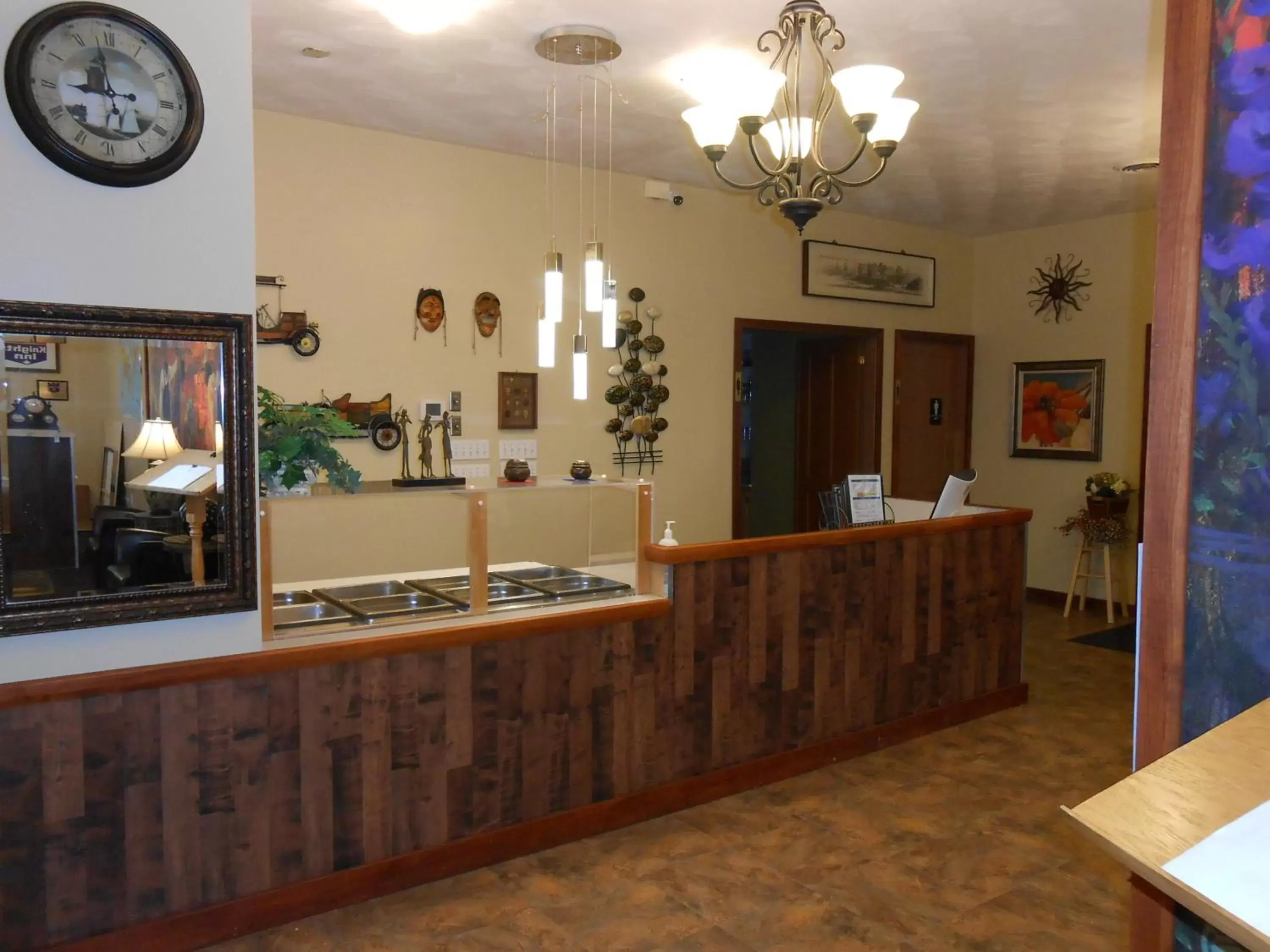 Restaurant/places to eat, Lobby/Reception in Knights Inn Woodstock