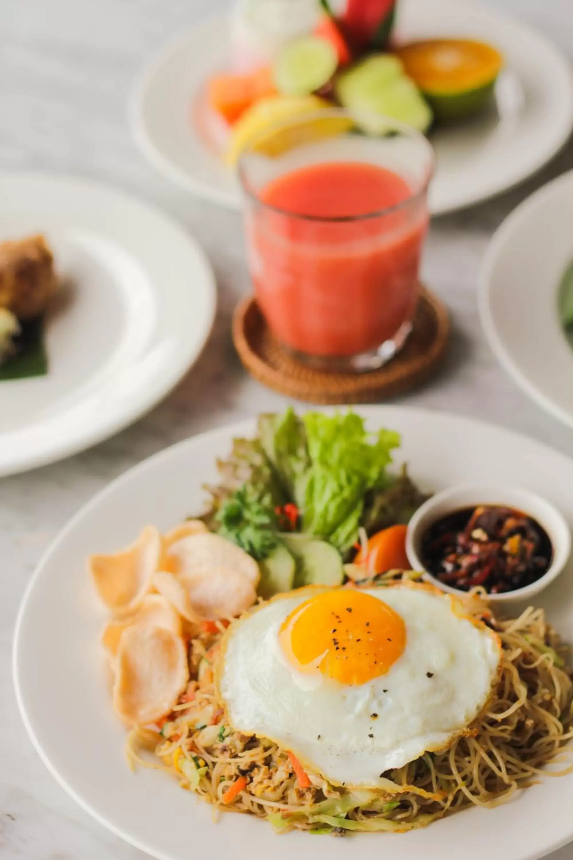 Asian breakfast in Alaya Resort Ubud