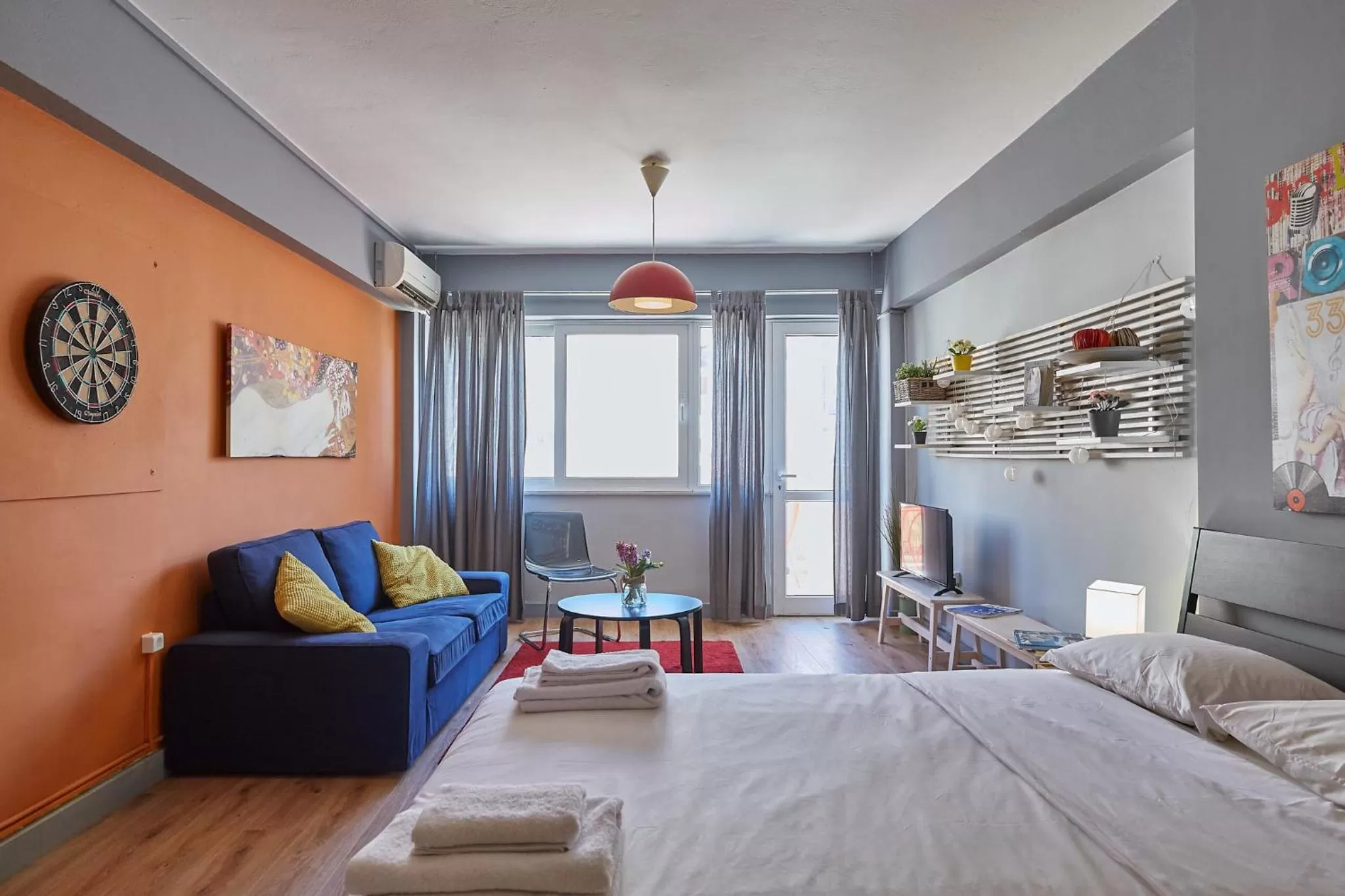 Living room in toStay-Unique apartment hotel in Athens center!