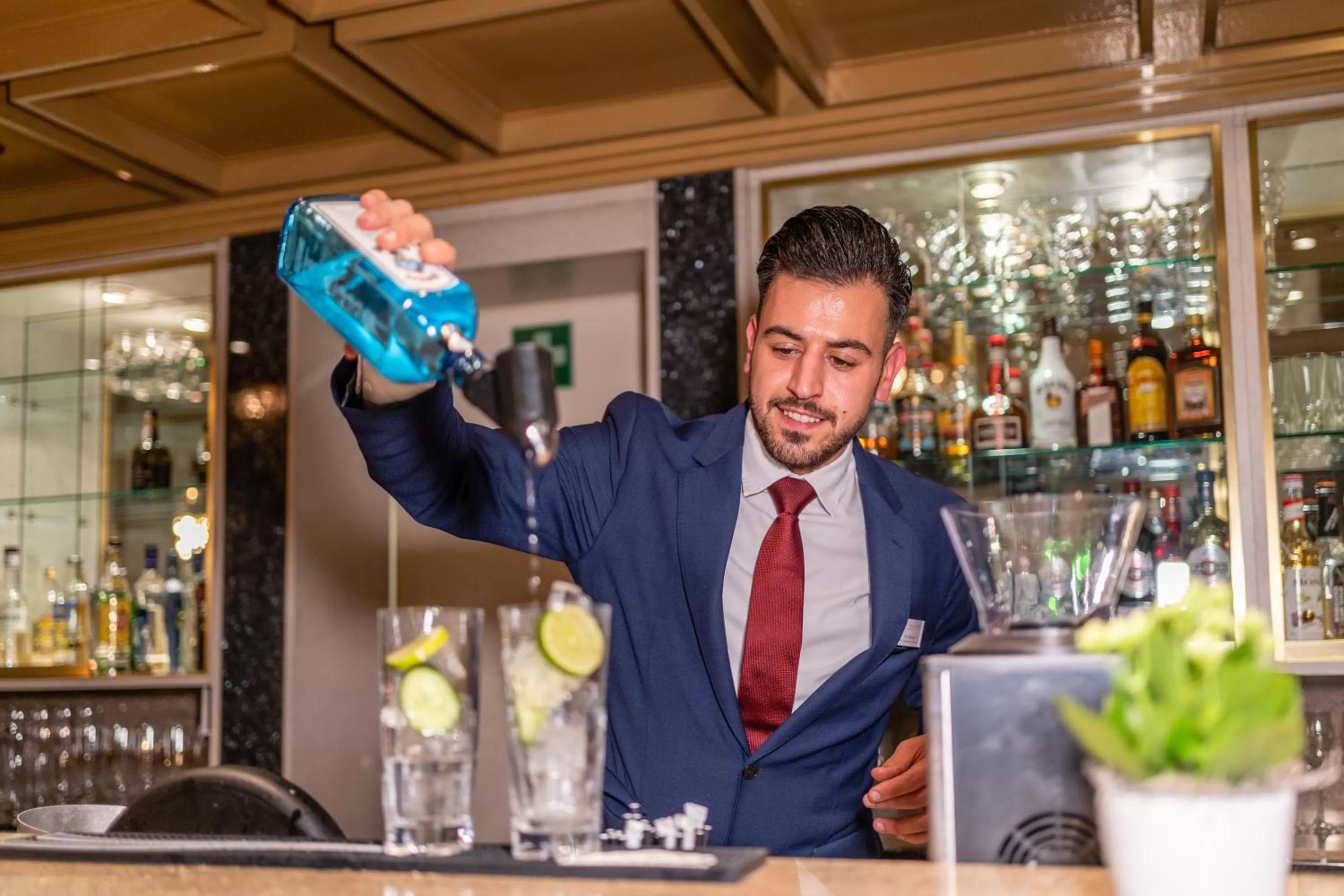 Lounge or bar in Parkhotel Kurhaus