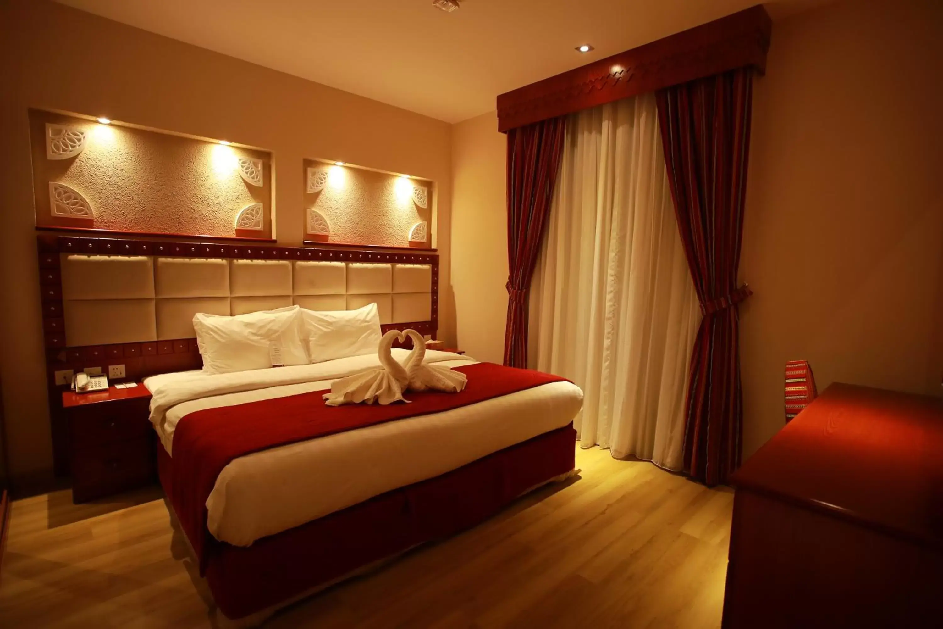 Bed in Al Liwan Suites Rawdat Al Khail