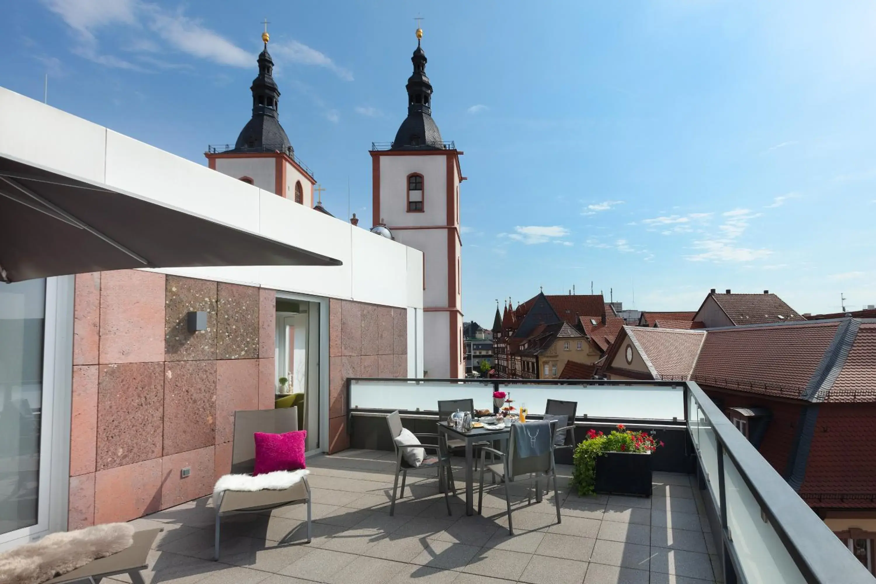 Balcony/Terrace in Hotel Platzhirsch