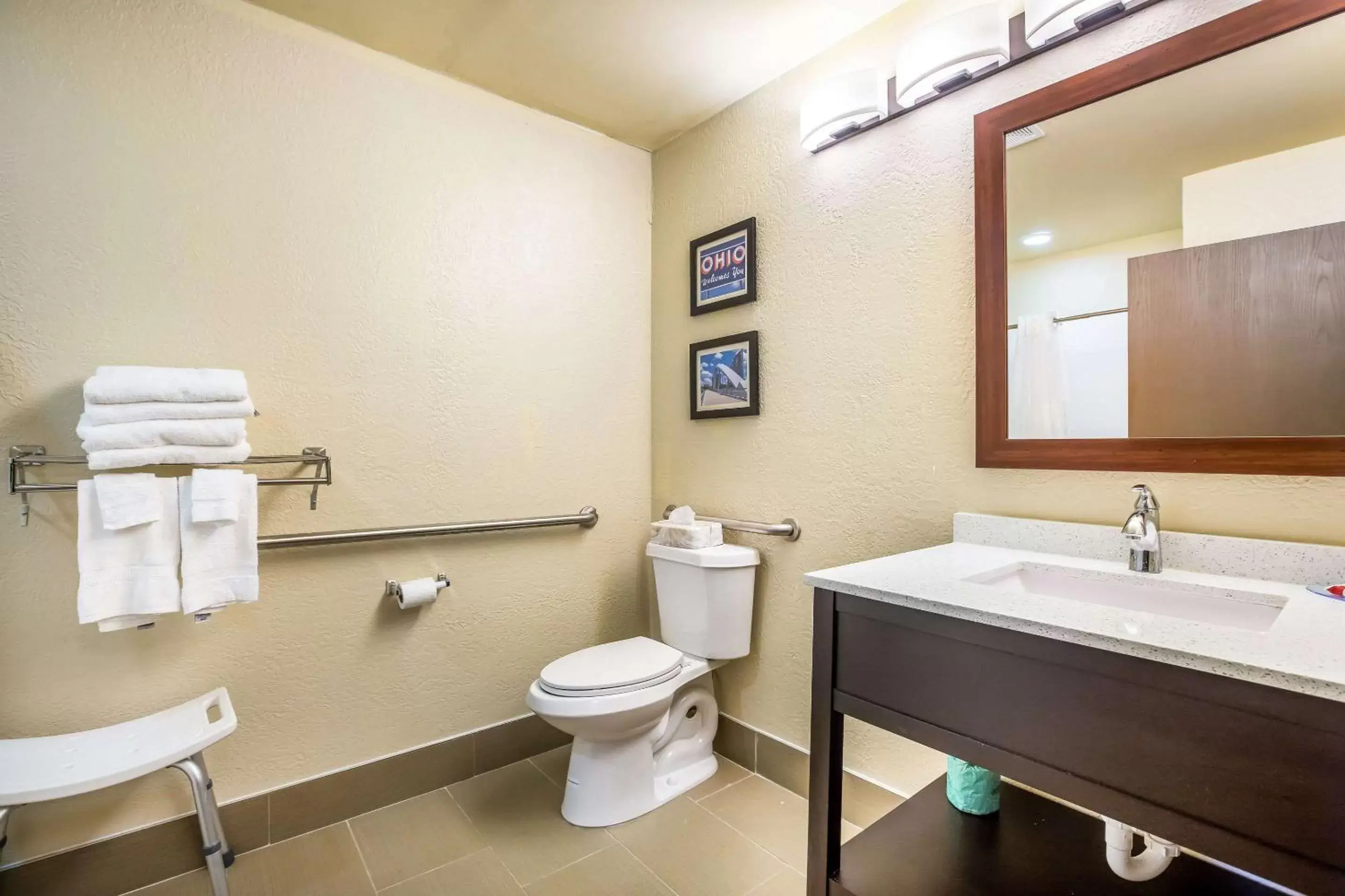 Photo of the whole room, Bathroom in Comfort Inn & Suites Fairborn near Wright Patterson AFB