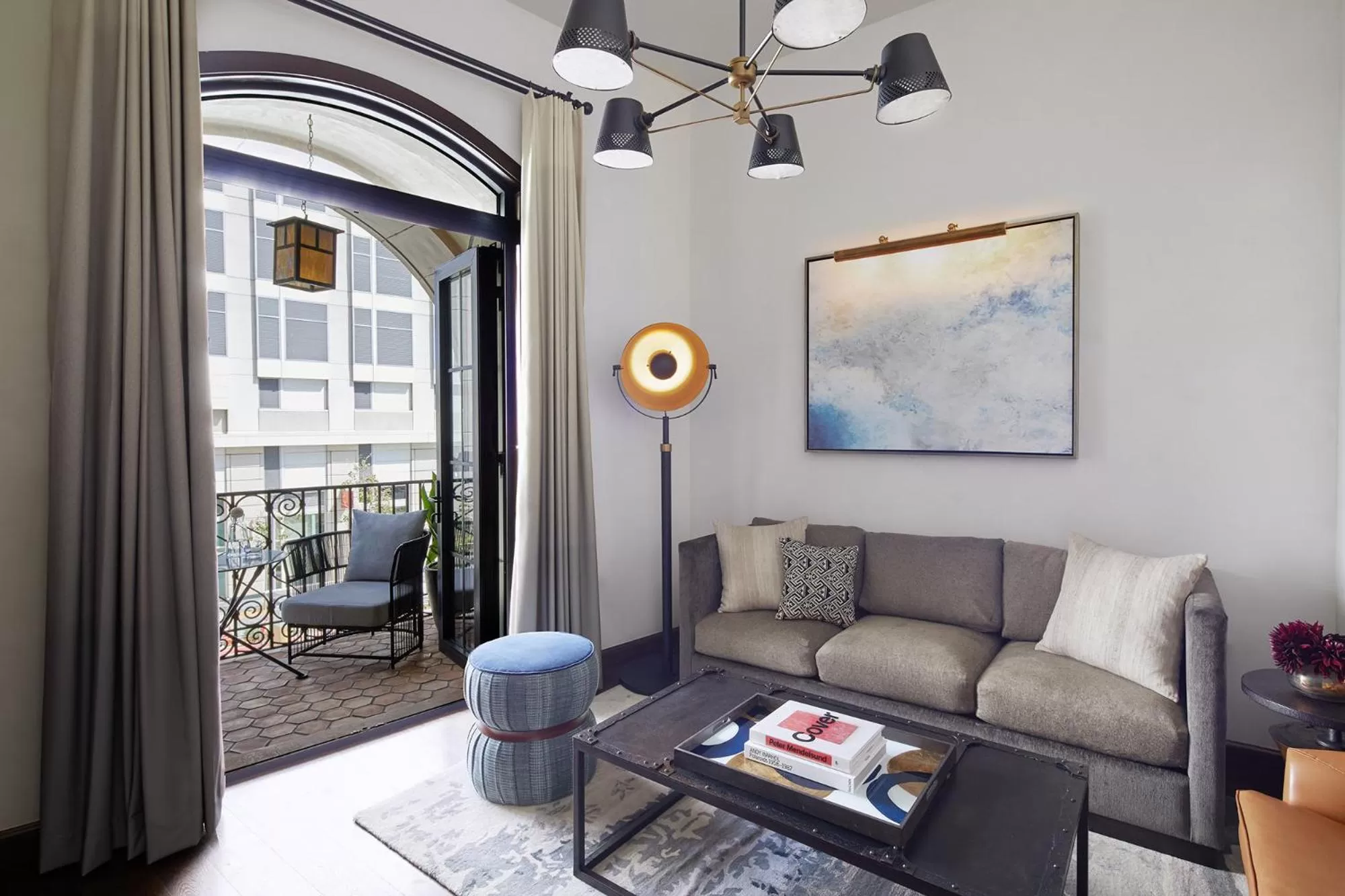 Living room in Hotel Figueroa, Unbound Collection by Hyatt