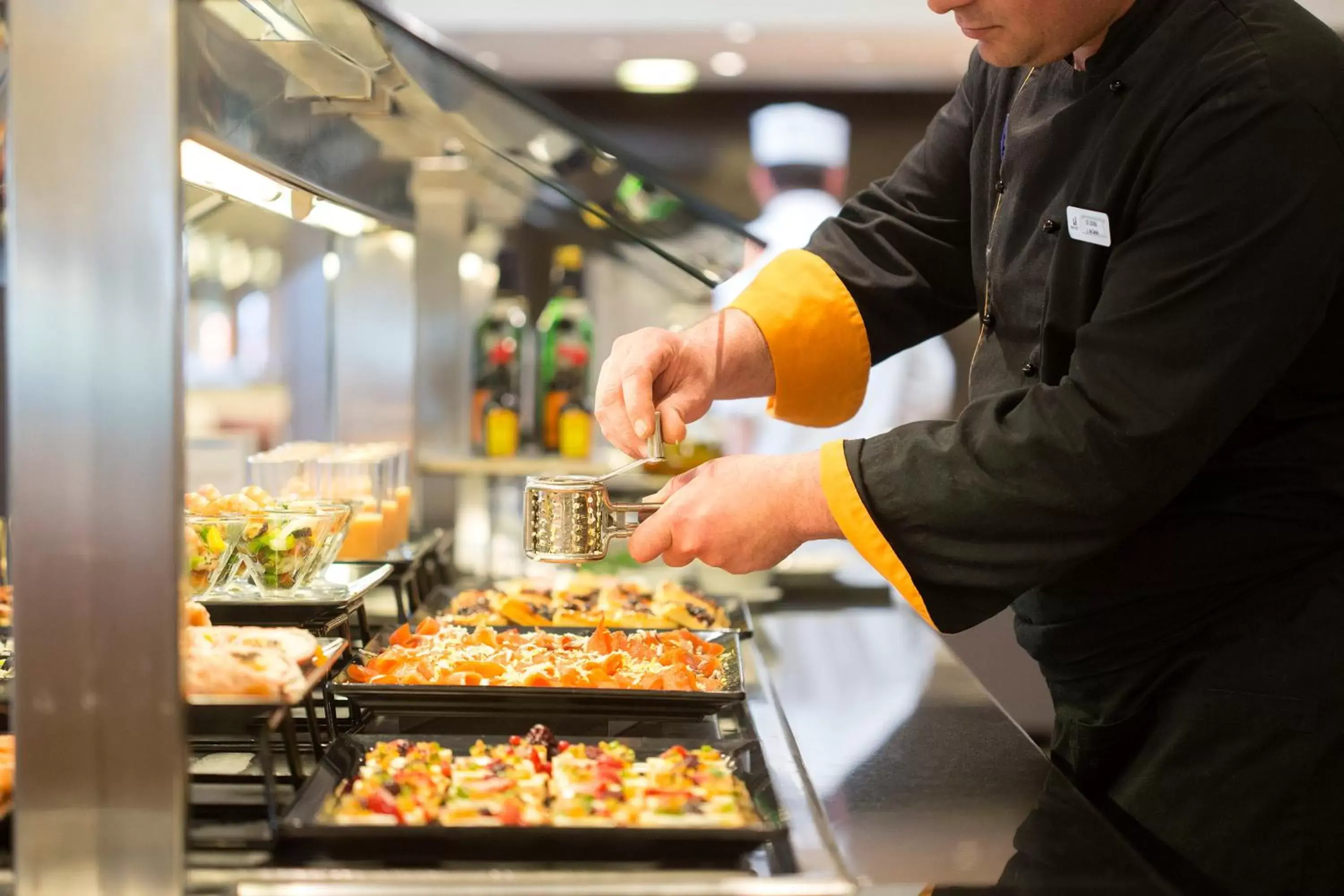 Food close-up, Staff in Hipotels Cala Millor Park