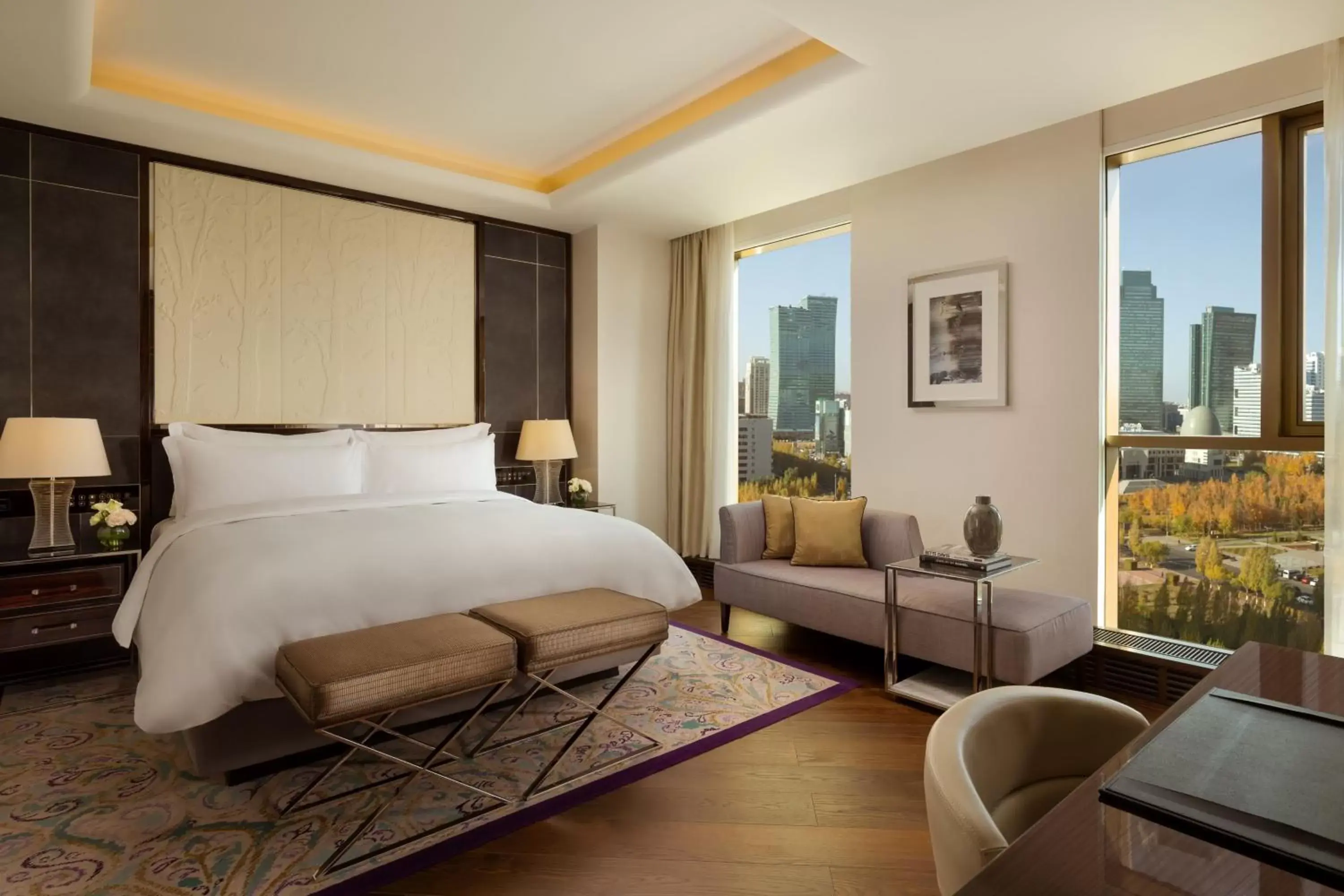 Bedroom, Bed in The Ritz-Carlton, Astana