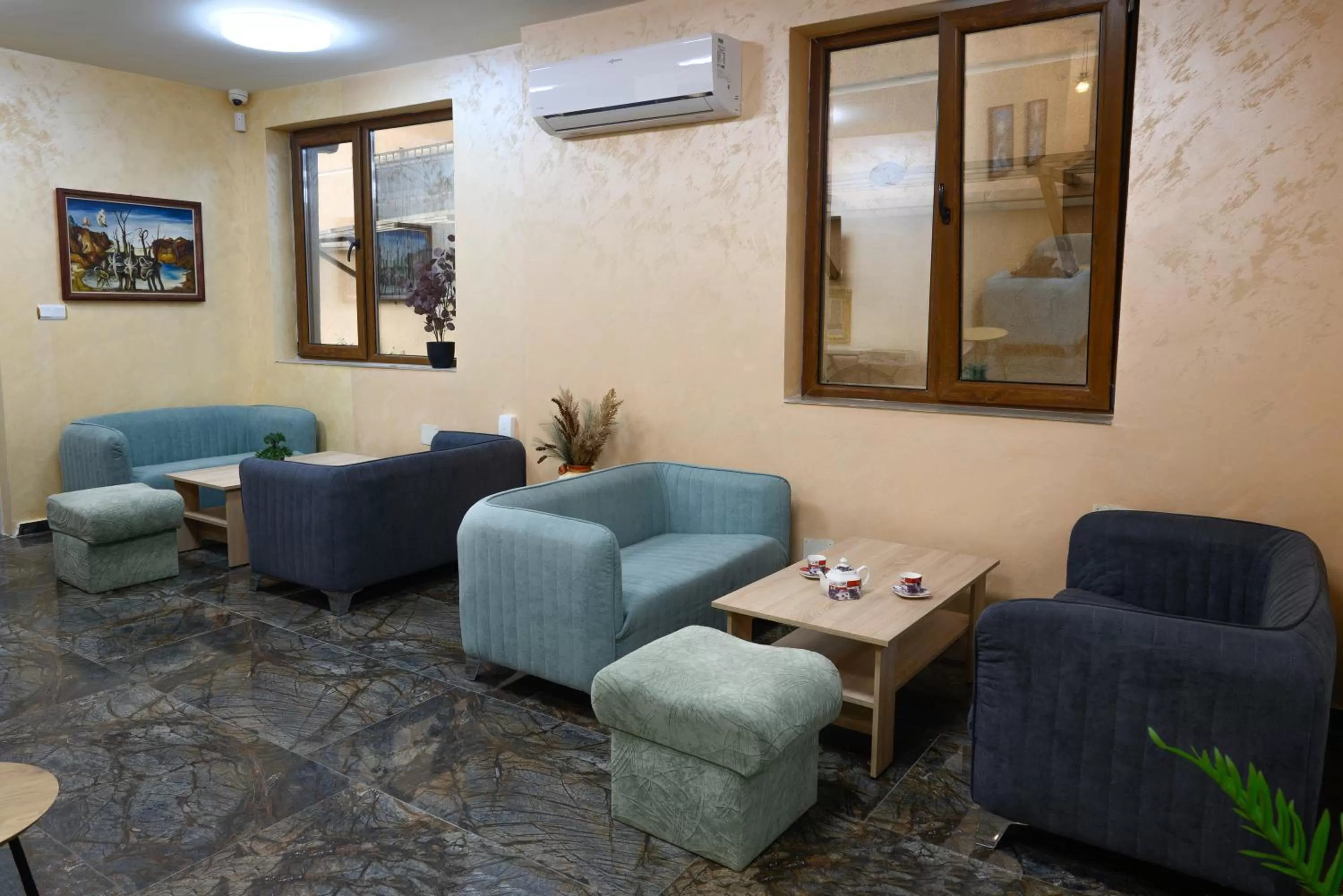 Lobby or reception in Hotel Leda