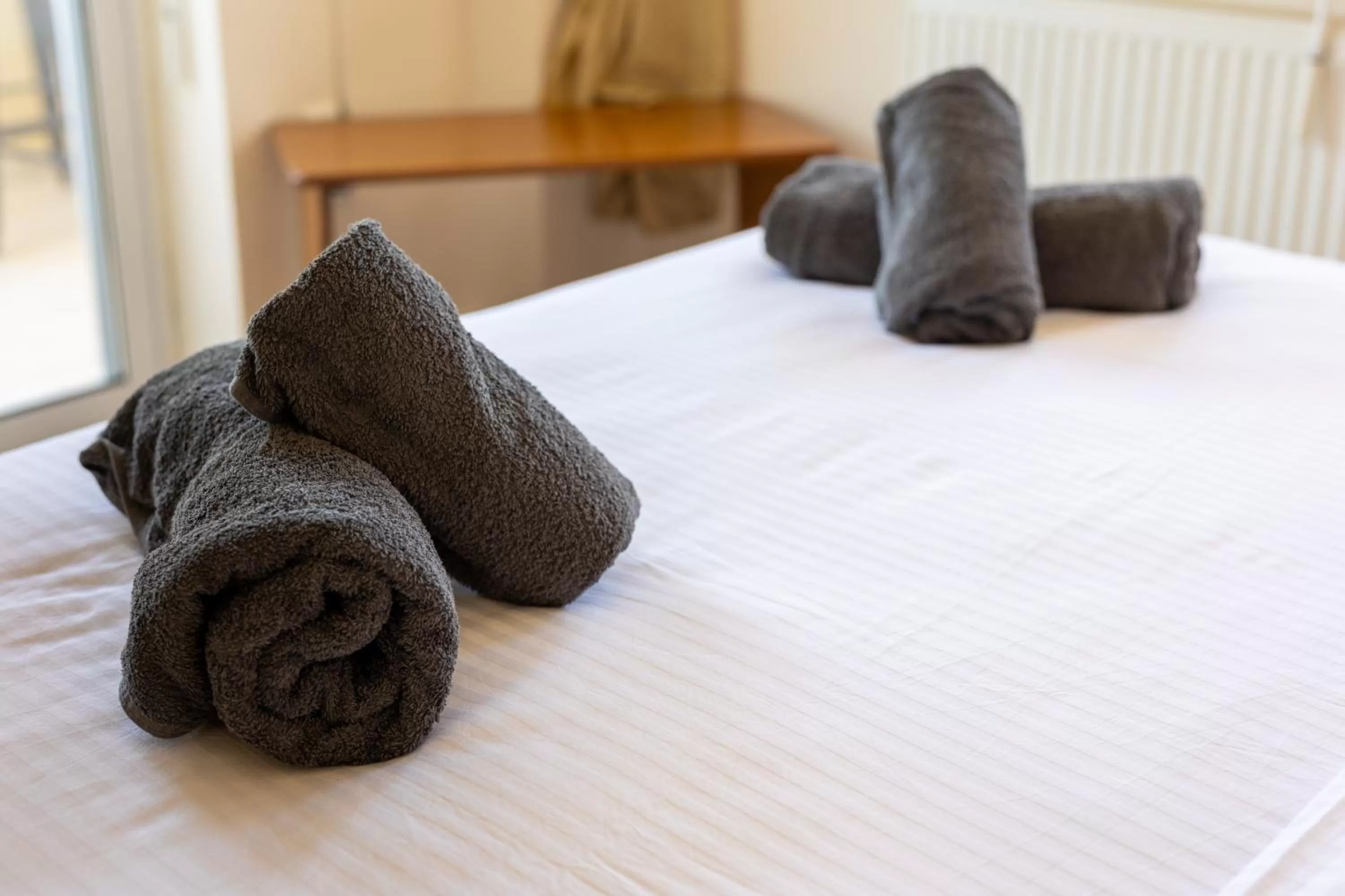 Bed in Votsalakia Hotel & Luxury Apartments