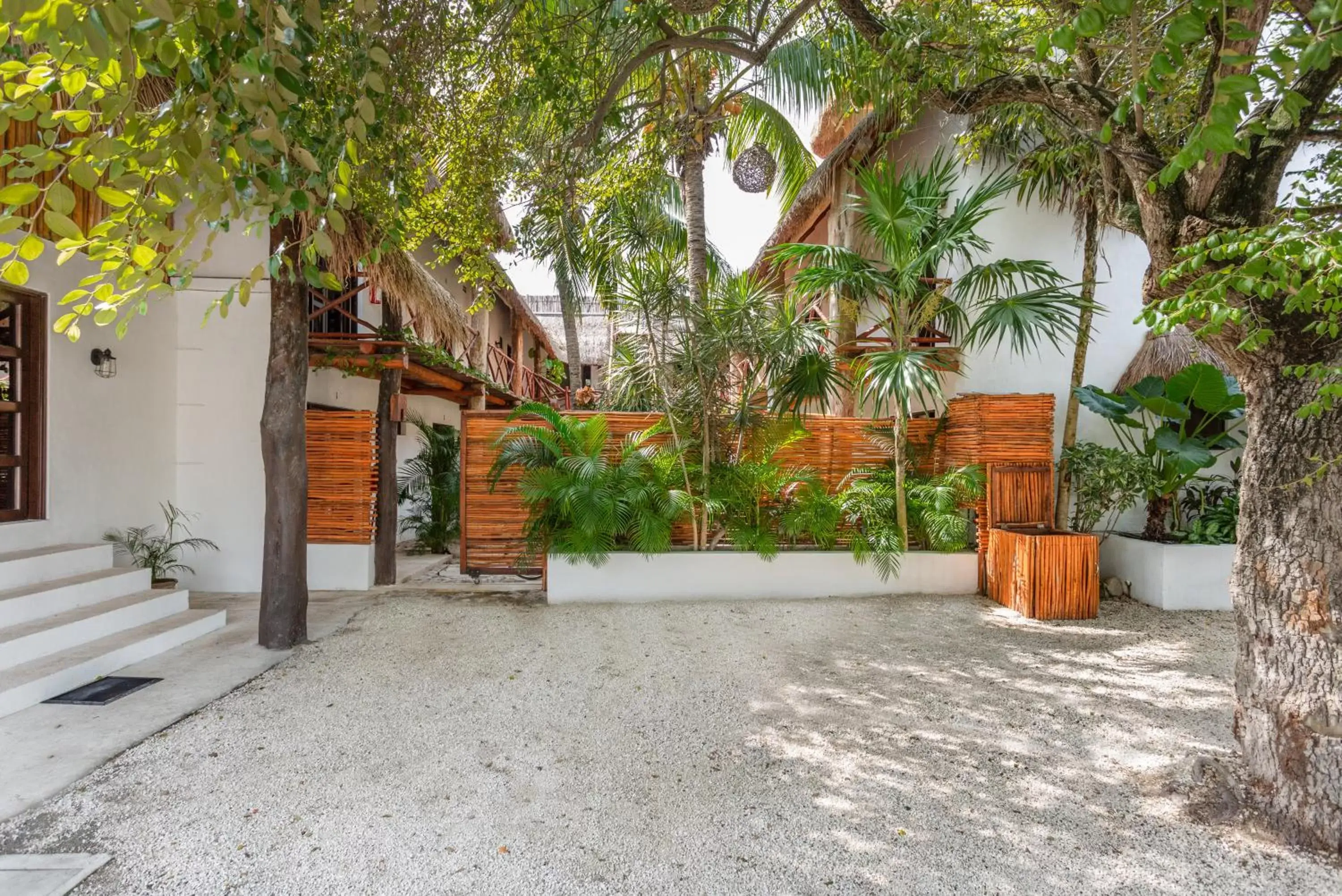 Facade/entrance in Kin Ha Tulum Hotel