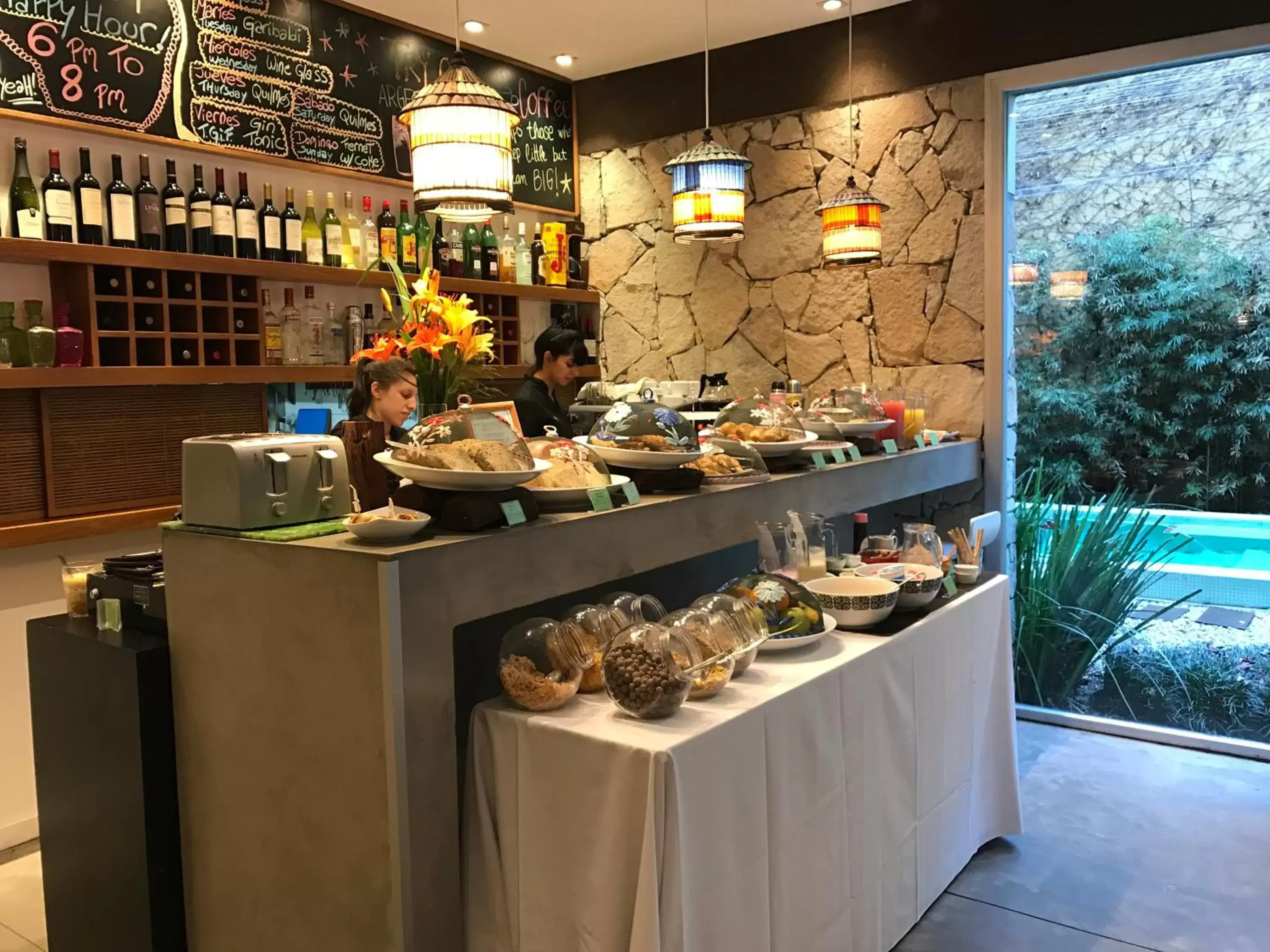 Buffet breakfast in Mine Hotel Buffet breakfast in Mine Hotel