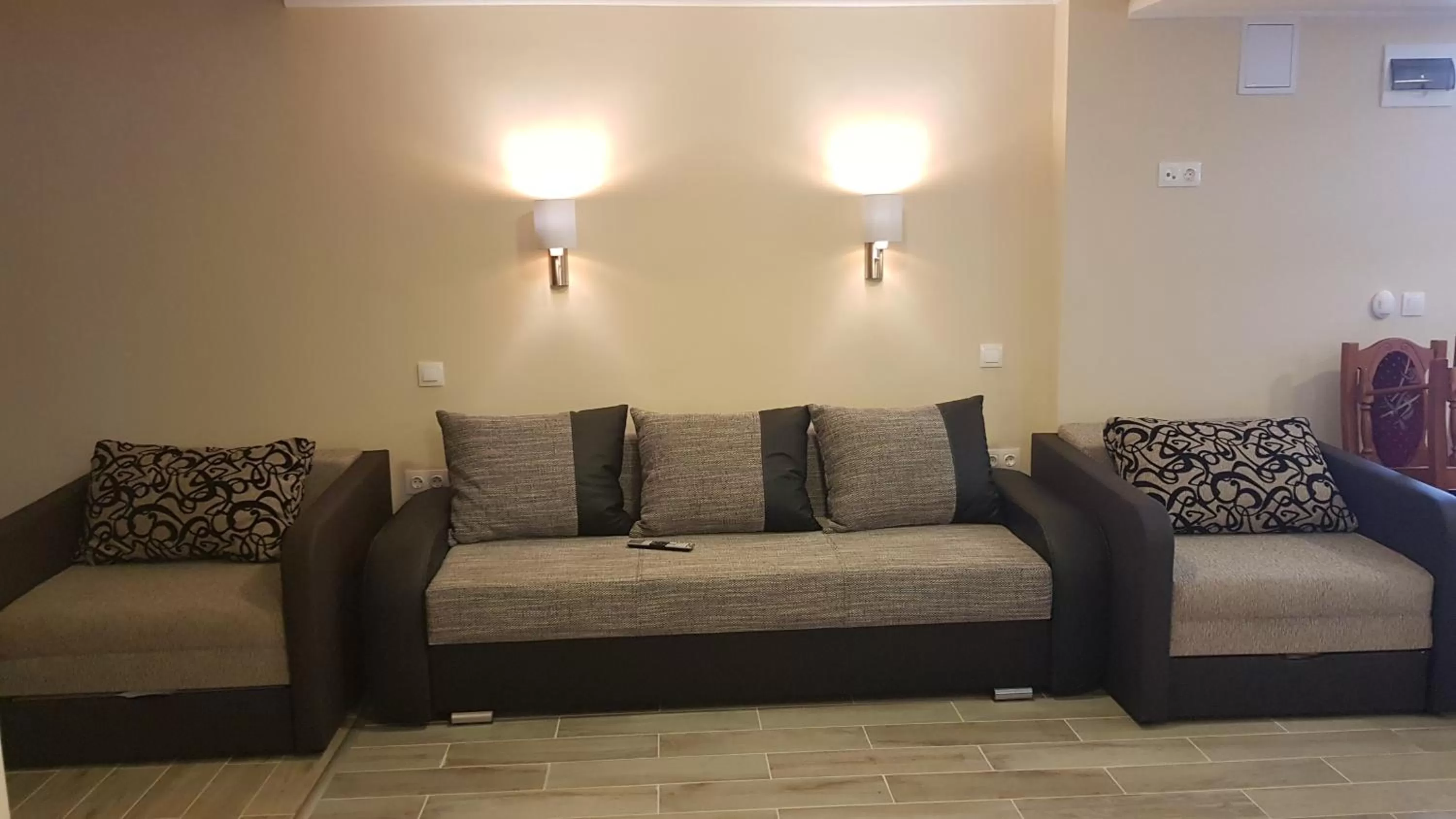 Living room in Central Panzió Gyula