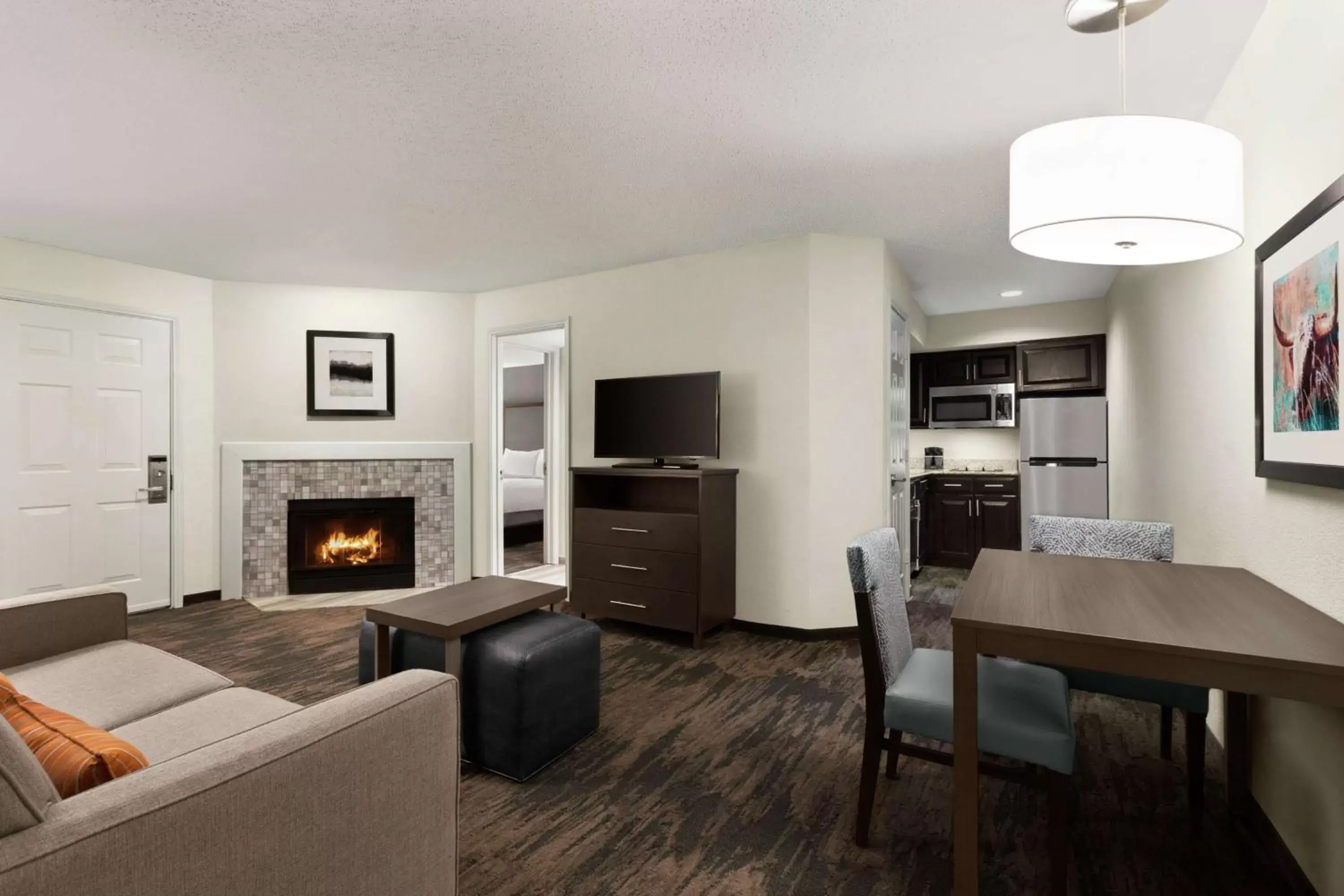 Bedroom, Seating Area in Homewood Suites Dallas-Addison