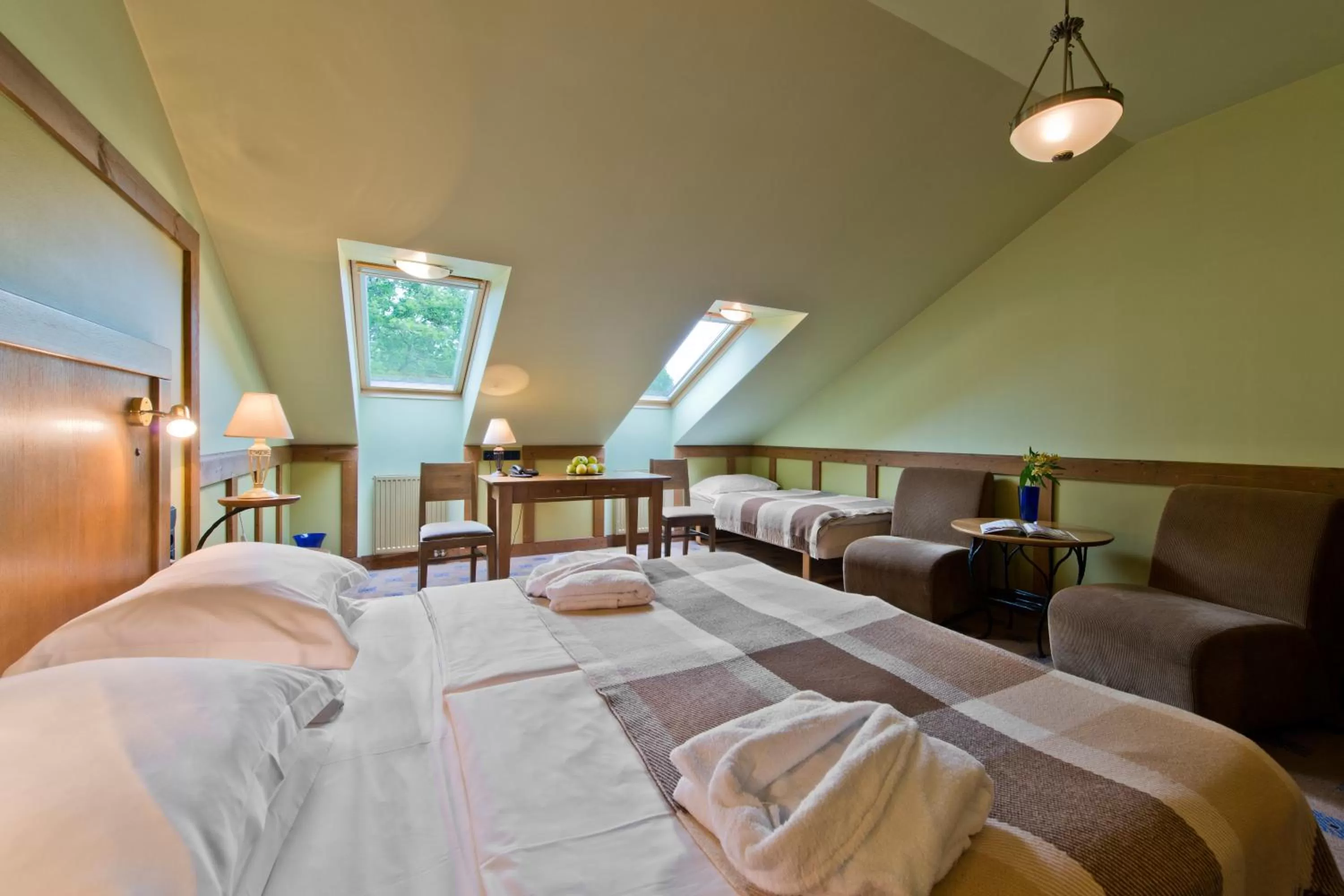 Bed in BEST BALTIC Hotel Druskininkai Central