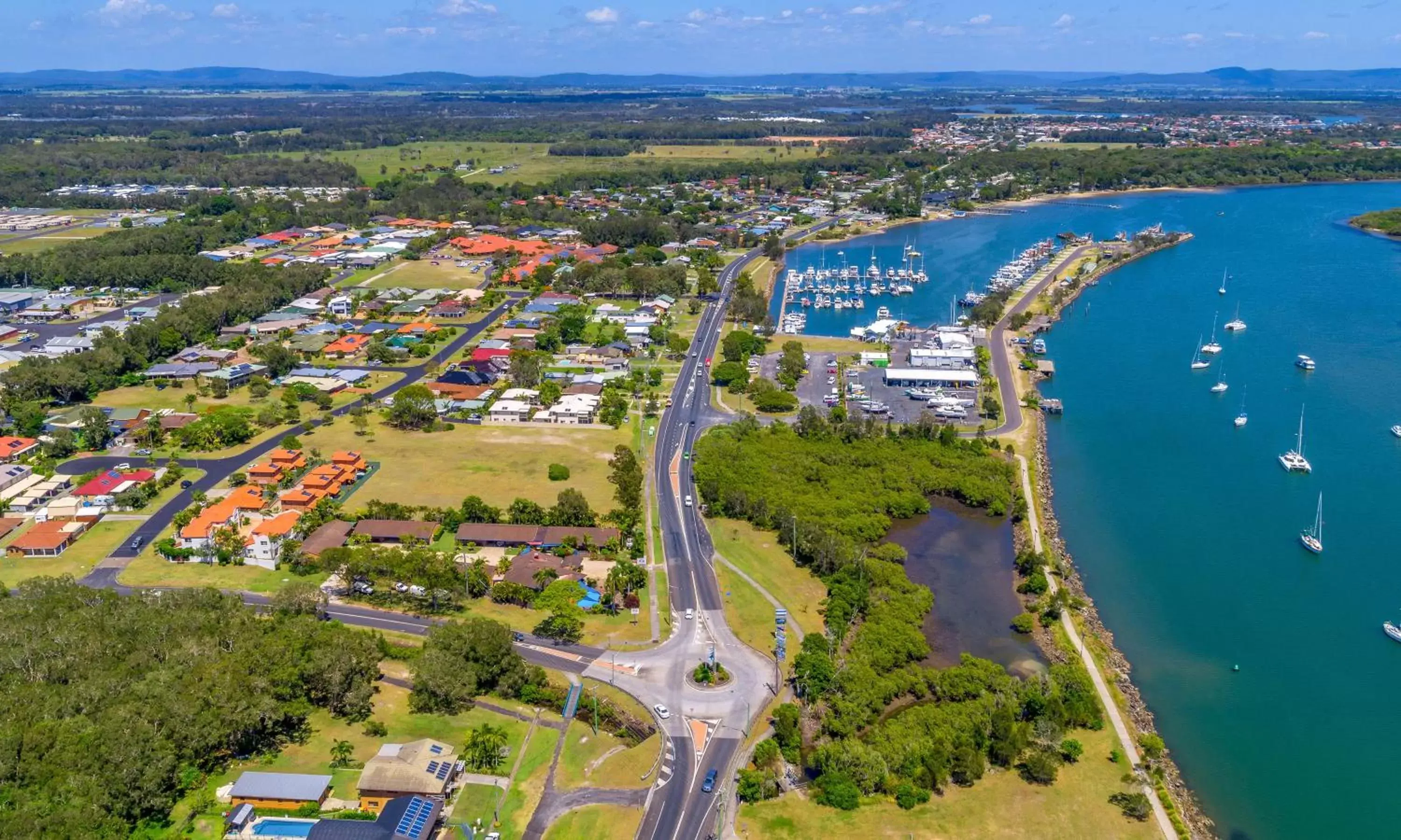 Property building, Bird's-eye View in The Carmel Yamba