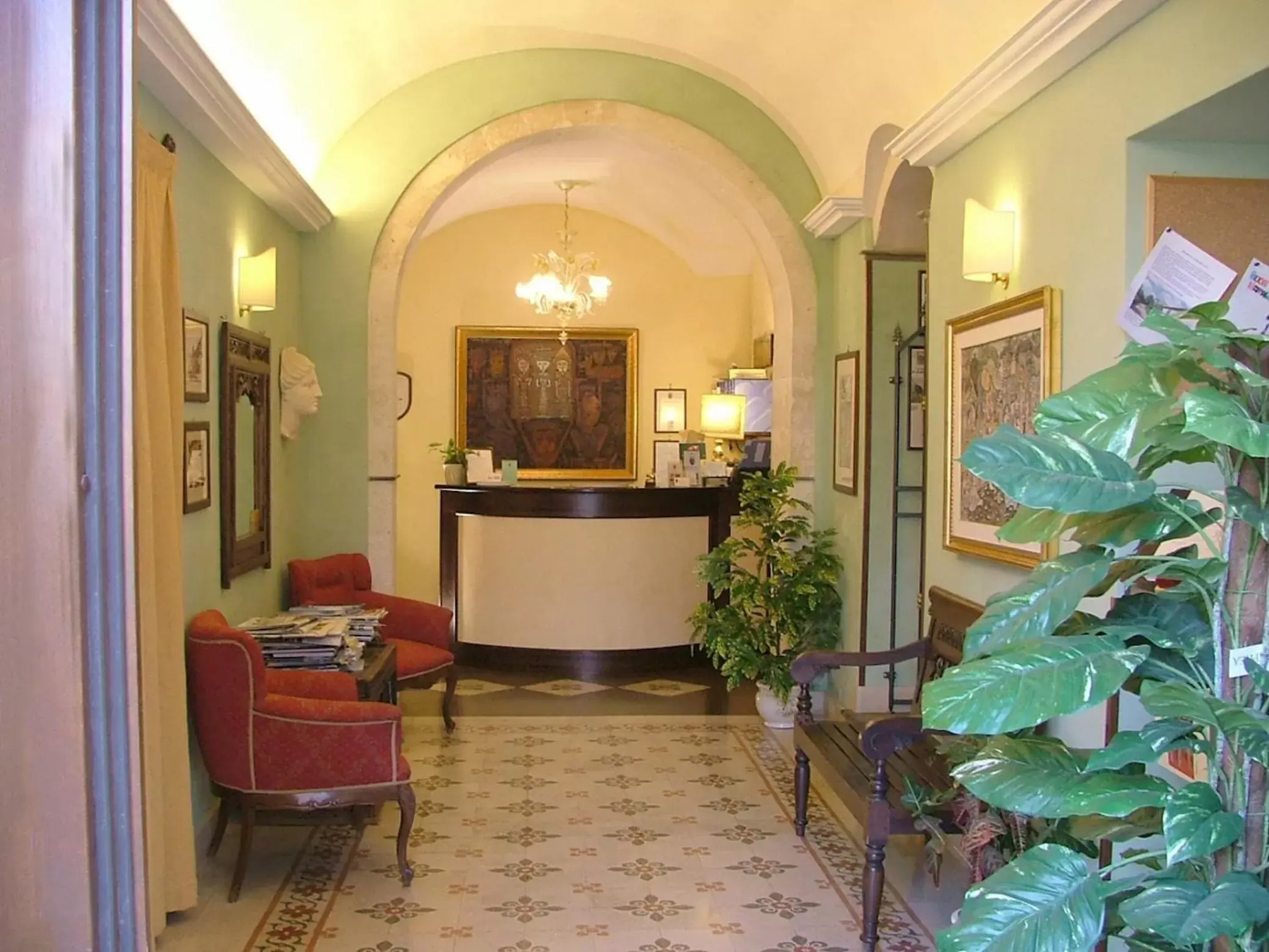 Facade/entrance, Lobby/Reception in Hotel Relais Modica