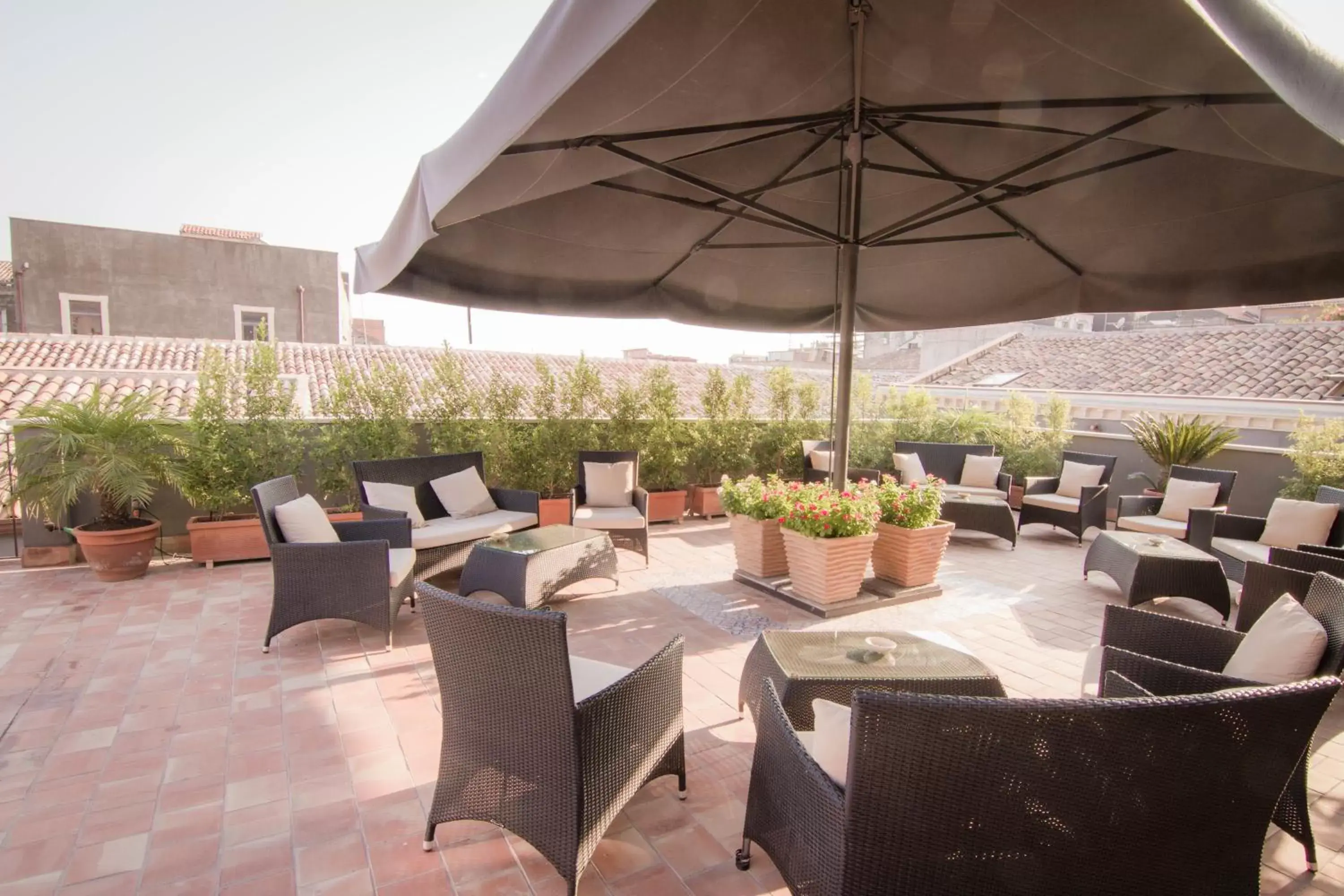 Balcony/Terrace, Restaurant/Places to Eat in Dimora De Mauro