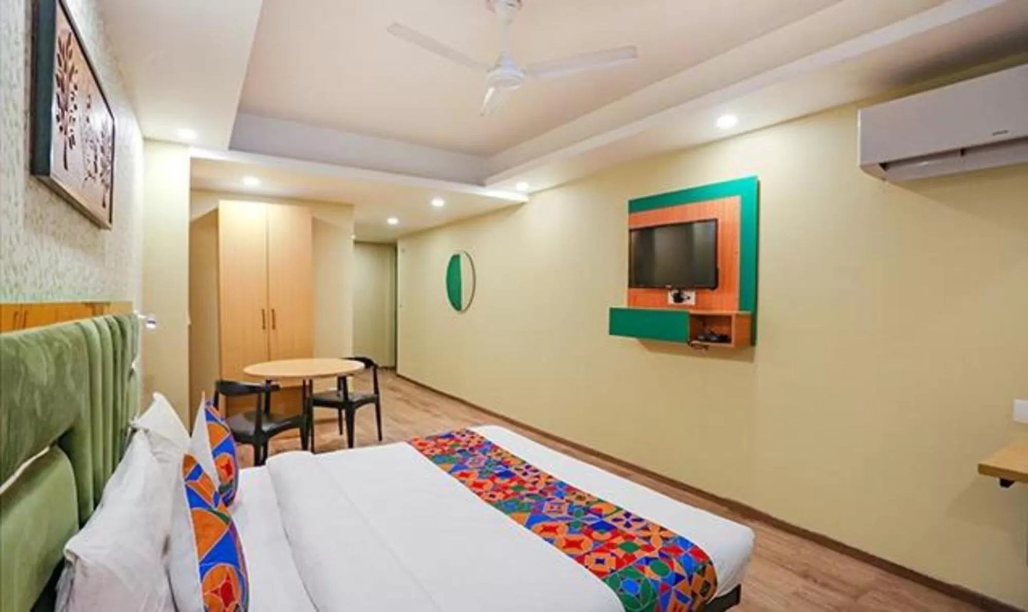 Bed in FabHotel Aerosky Grand