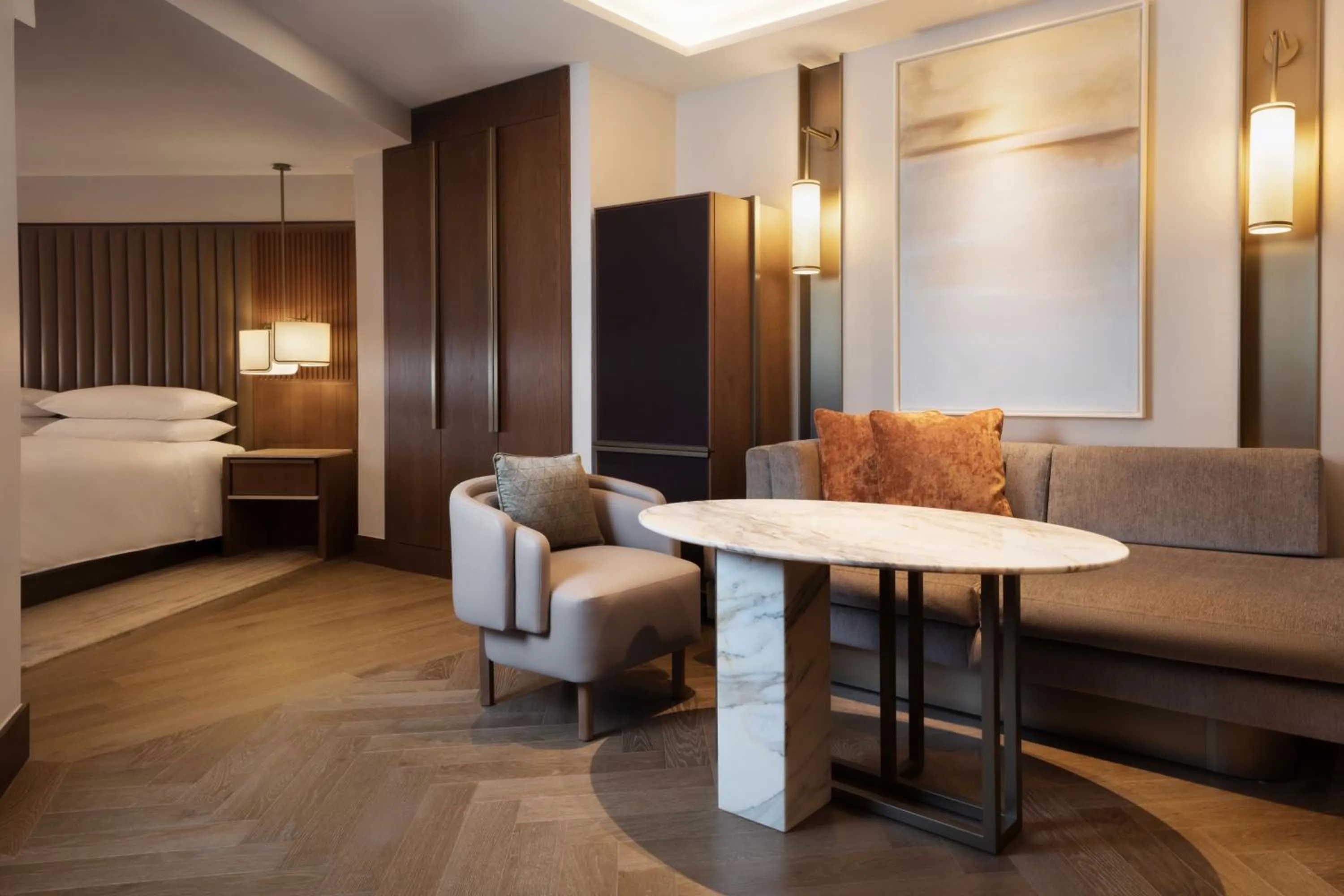 Photo of the whole room, Bed in JW Marriott Hotel Madrid