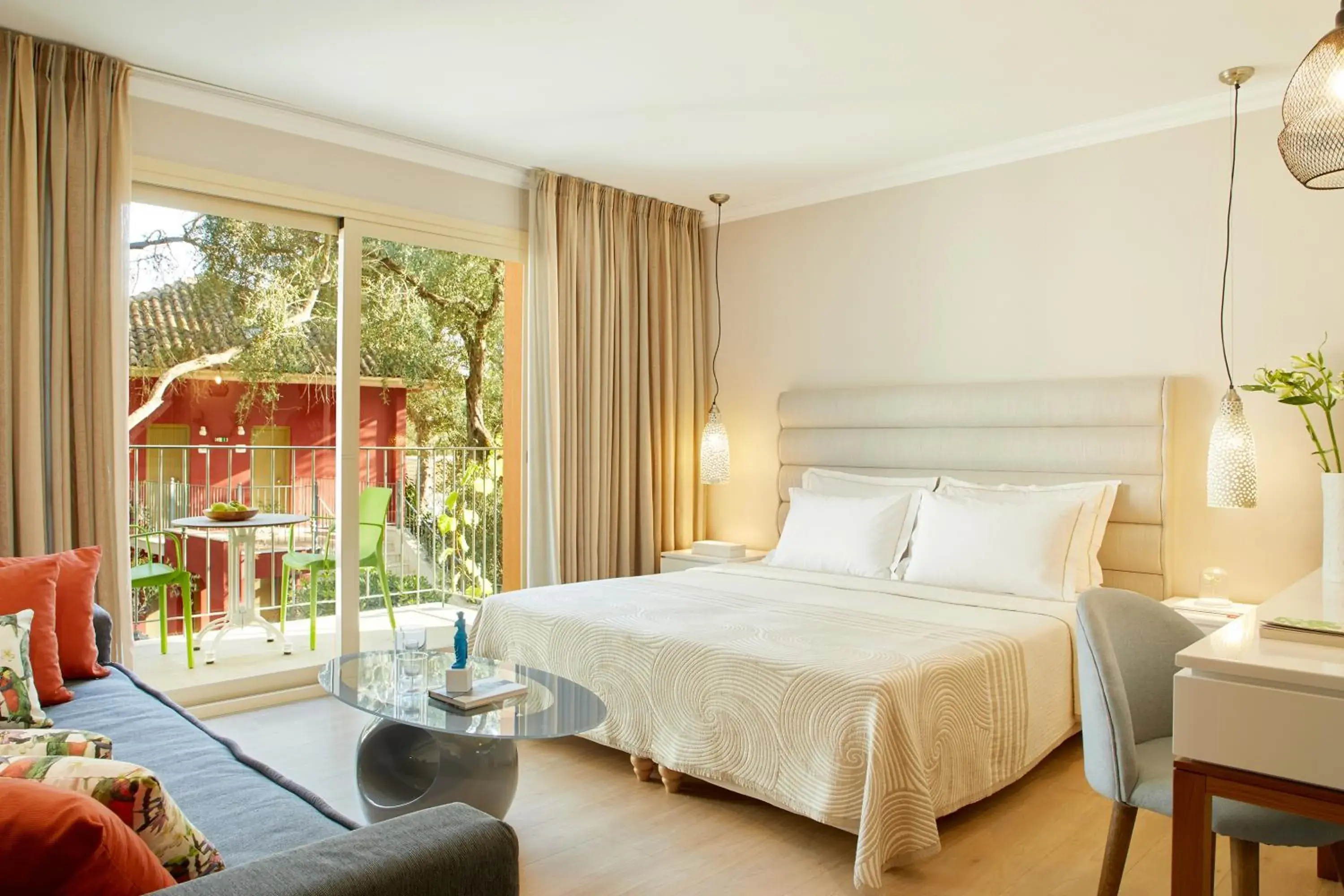 Bedroom, Bed in Parga Beach Resort Bedroom, Bed in Parga Beach Resort