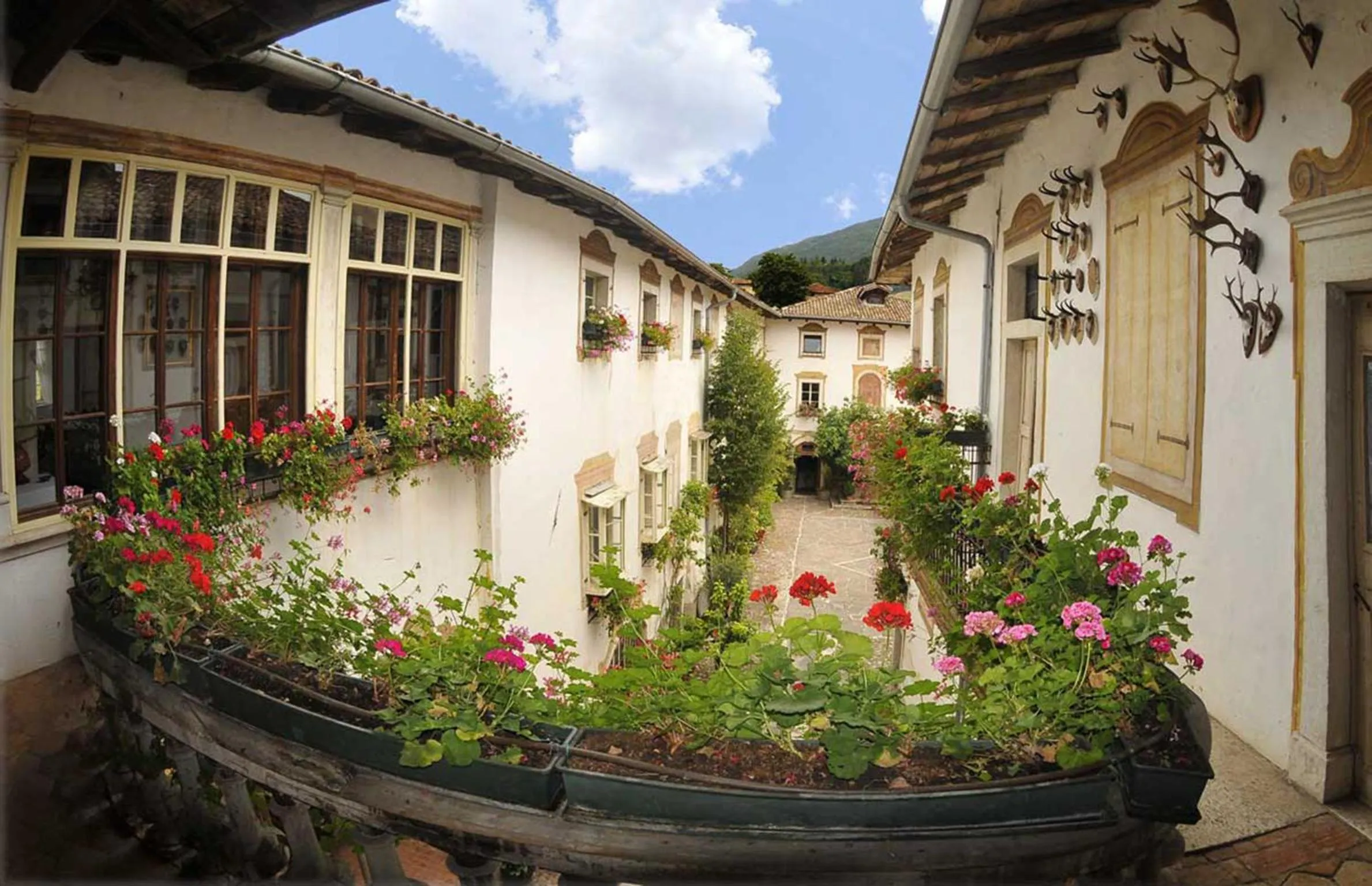 Patio in Villa Bertagnolli - Locanda Del Bel Sorriso