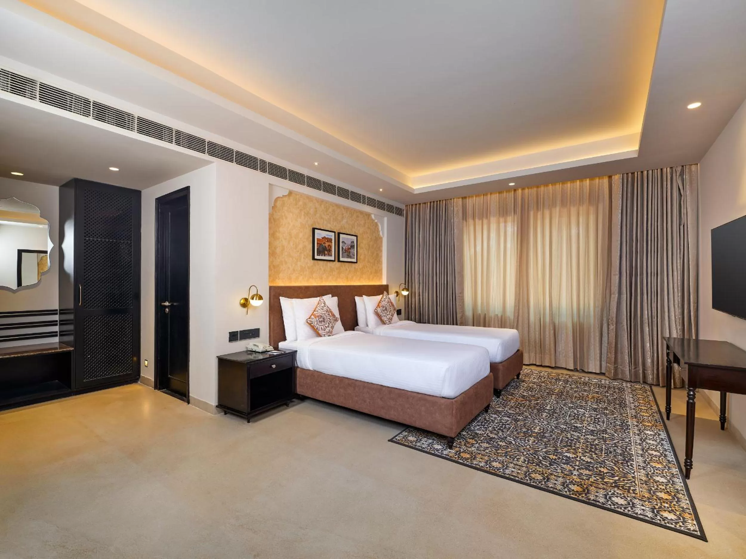 Bedroom in Pride Amber Vilas Resort & Convention Centre