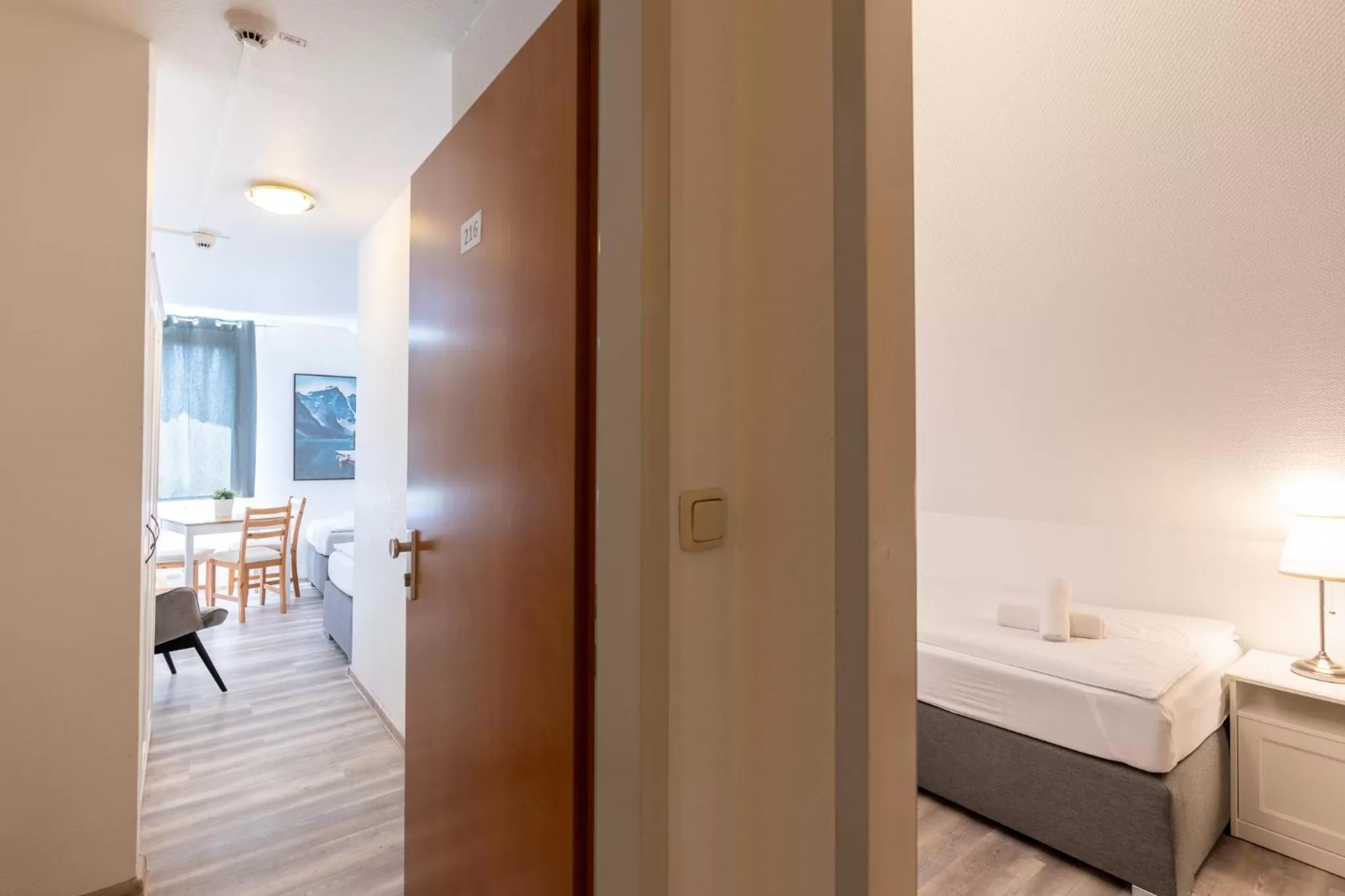 Photo of the whole room, Bed in Hotel Bergheim