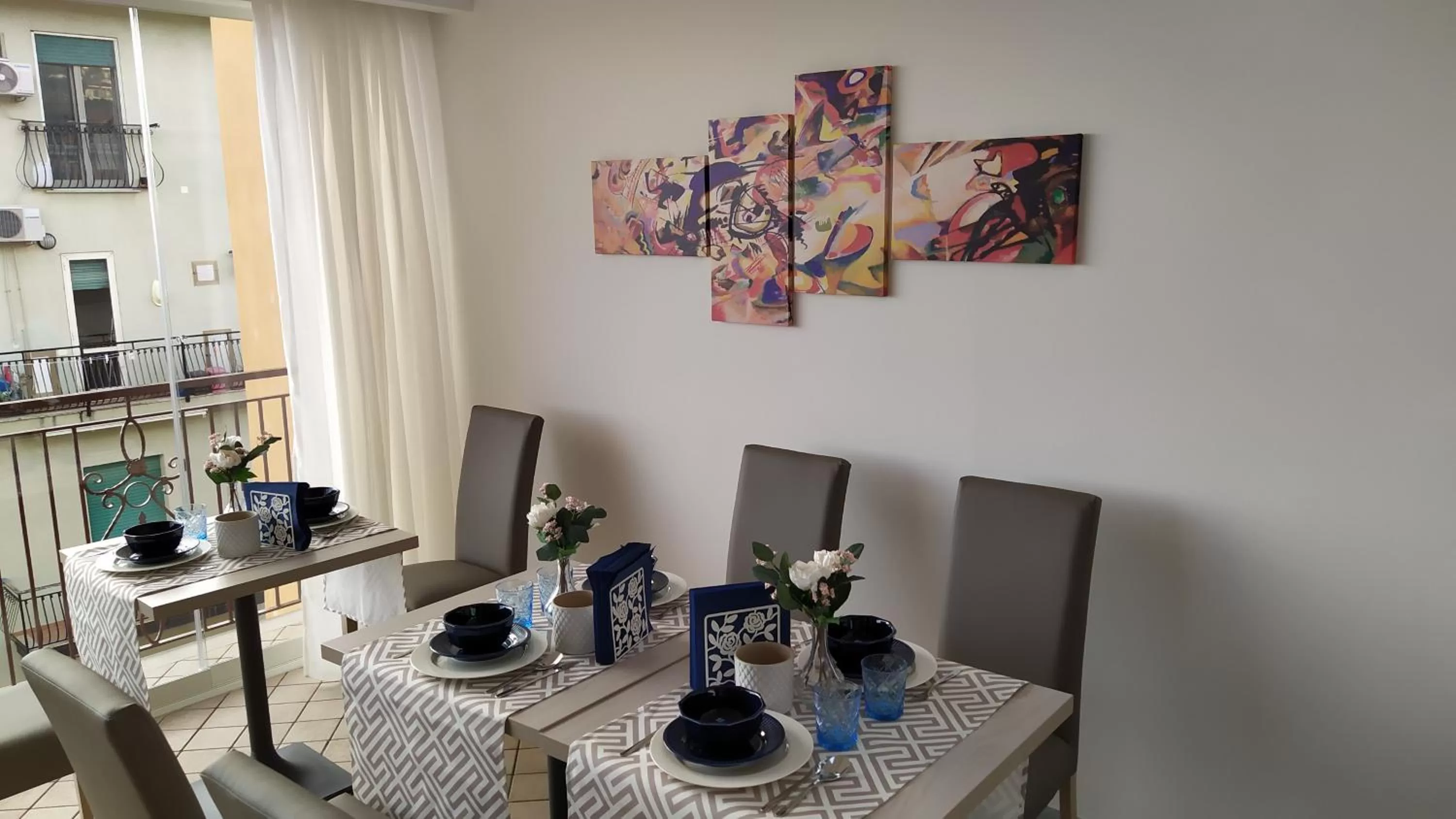 Patio in B&B La Stazione