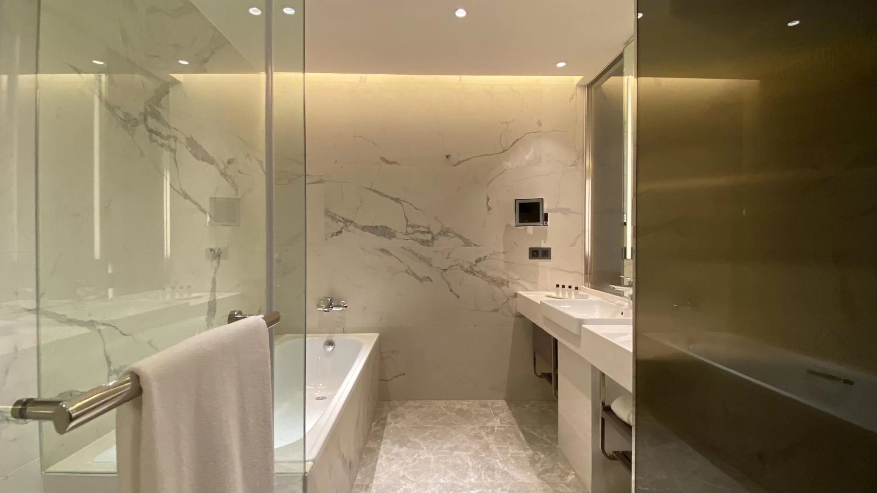 Bathroom in Monarch Plaza Hotel