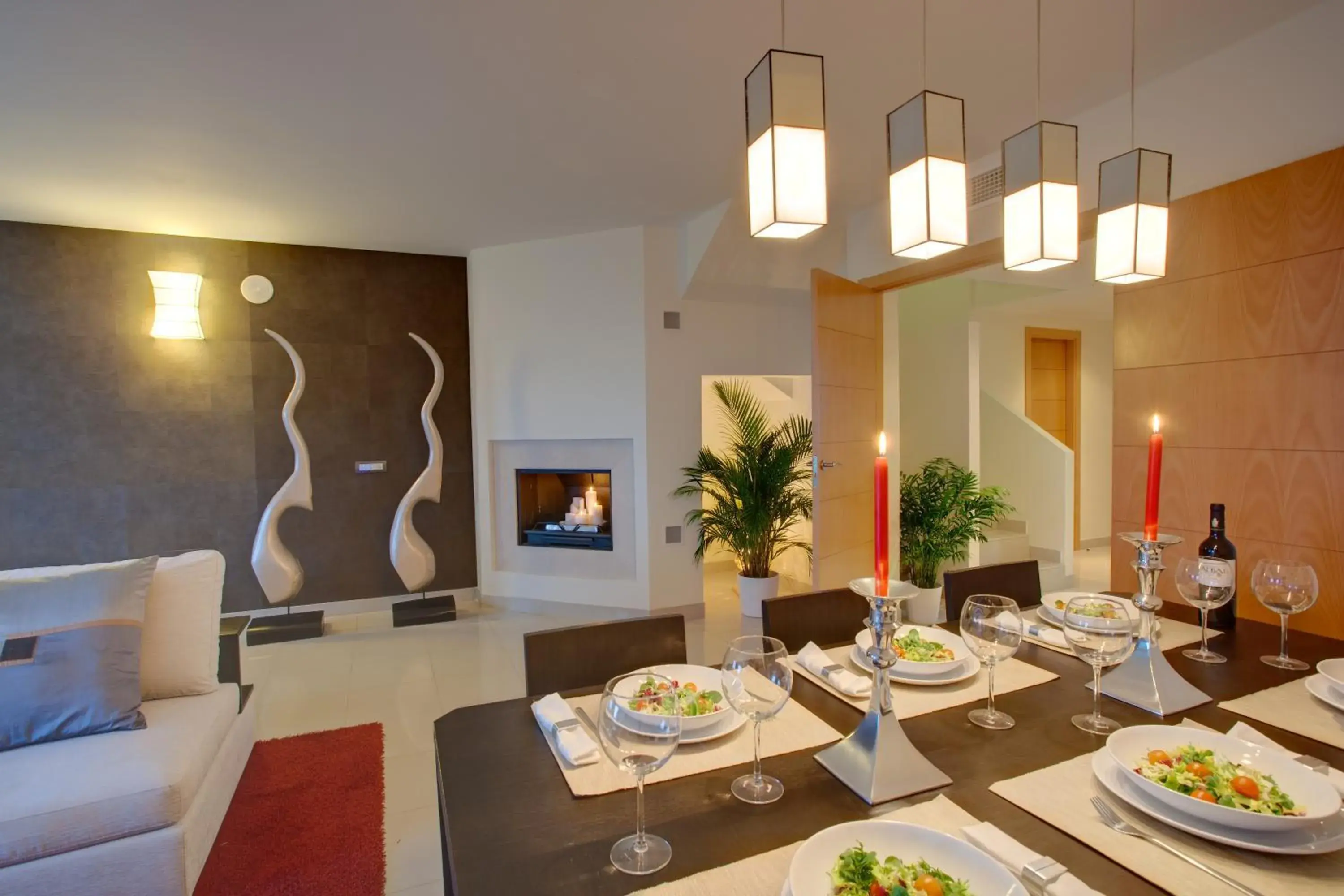 Seating area, Dining Area in Cortijo Del Mar Resort