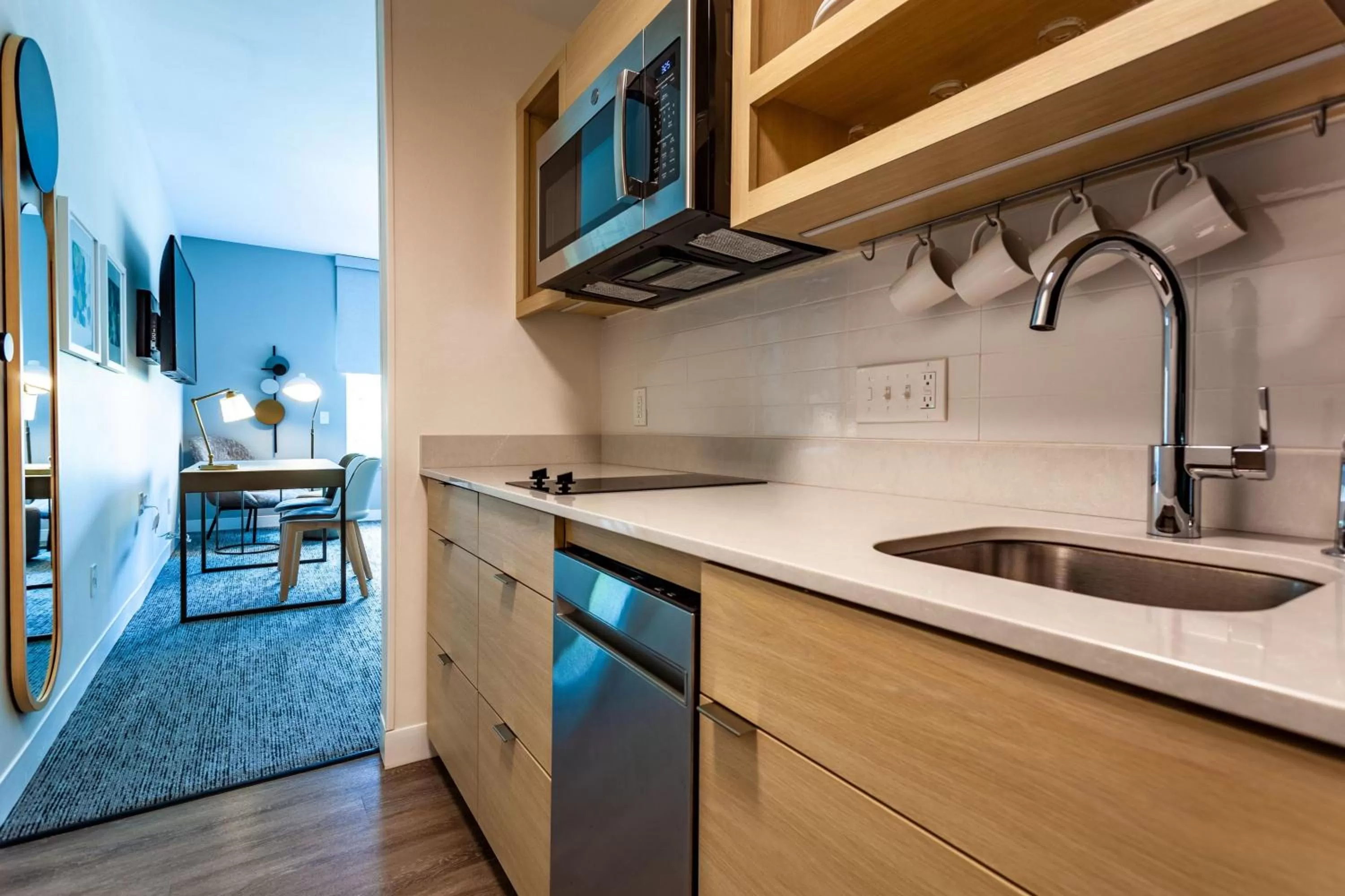 Kitchen or kitchenette in TownePlace Suites by Marriott Raleigh - University Area
