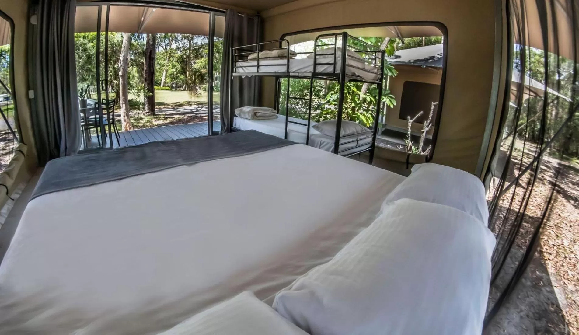 Bedroom, Bed in Noosa North Shore Retreat