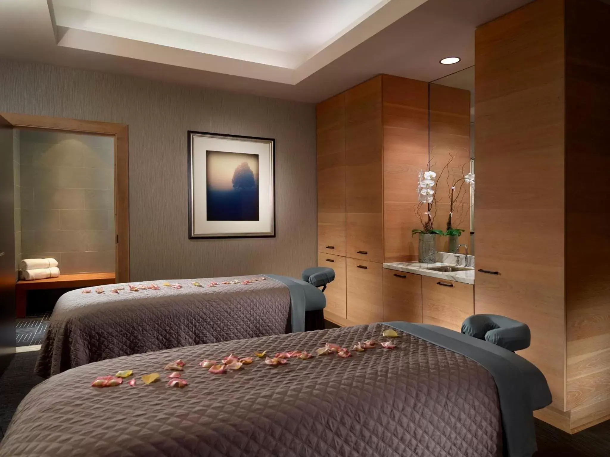 Spa and wellness centre/facilities, Bed in Omni Nashville Hotel