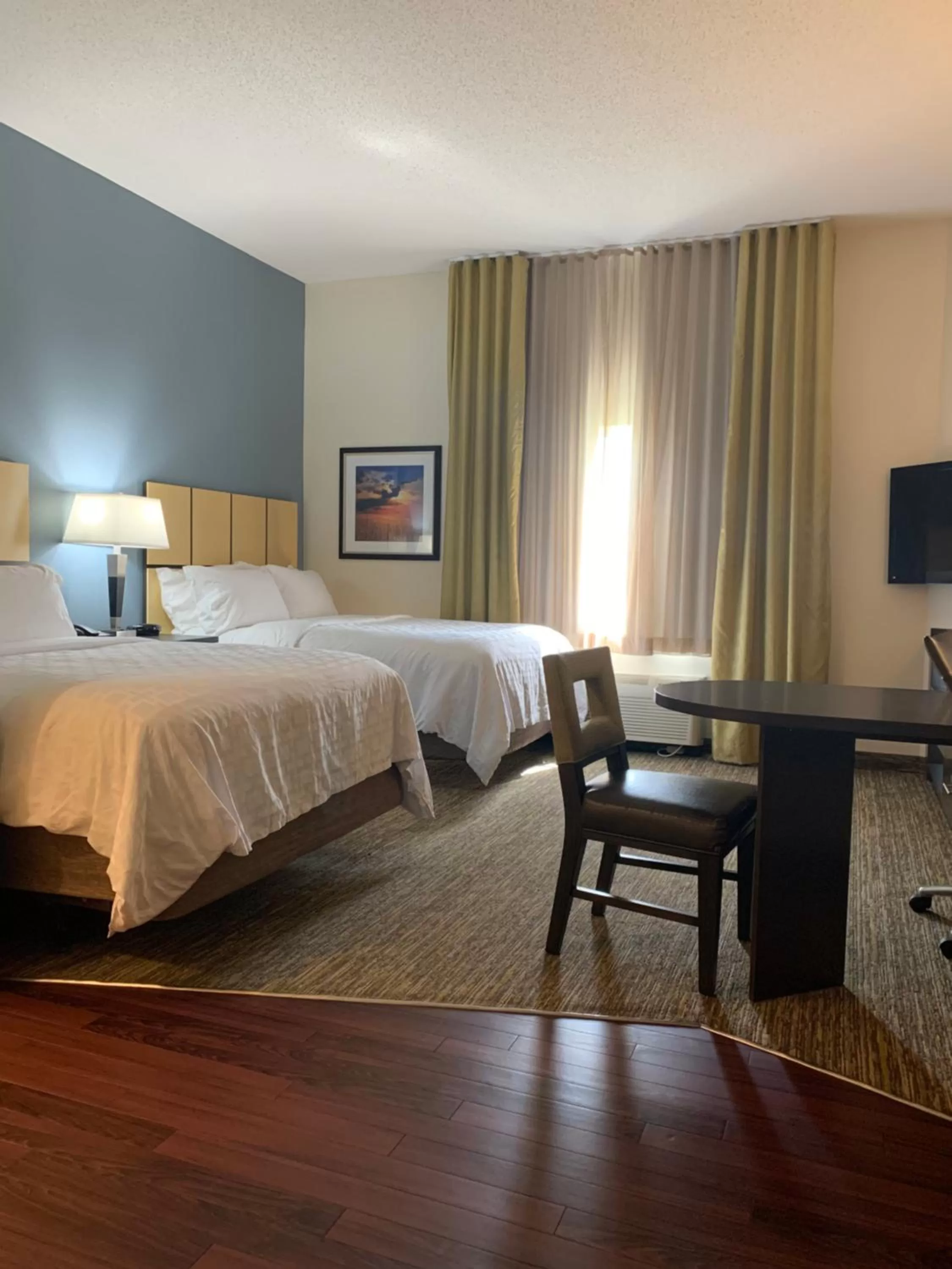 Bed in Candlewood Suites Fargo-North Dakota State University by IHG