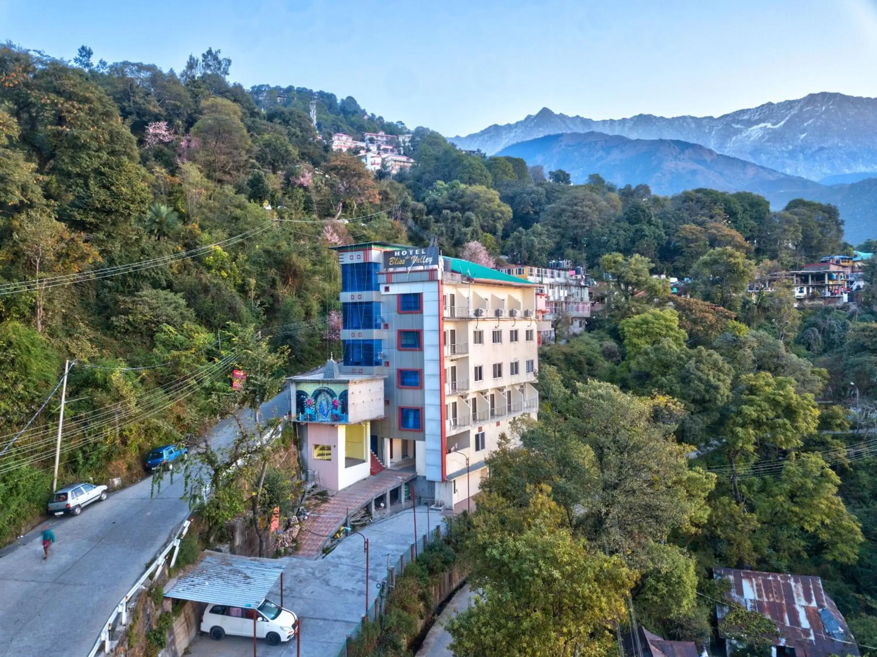 Property building in Hotel Bliss Valley - Hotel in Dharamshala Property building in Hotel Bliss Valley - Hotel in Dharamshala