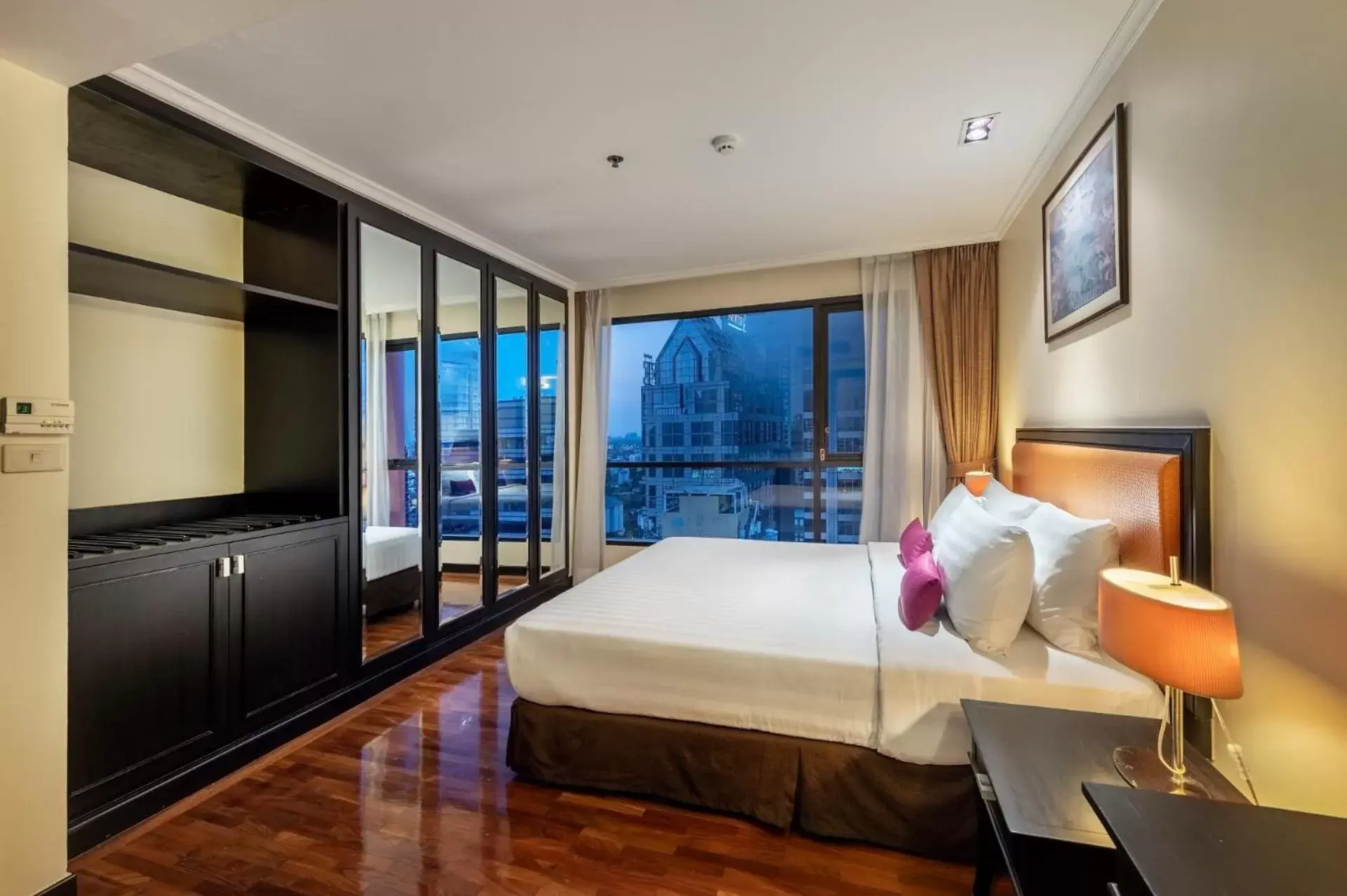 Bed in Bandara Suites Silom, Bangkok - SHA Extra Plus