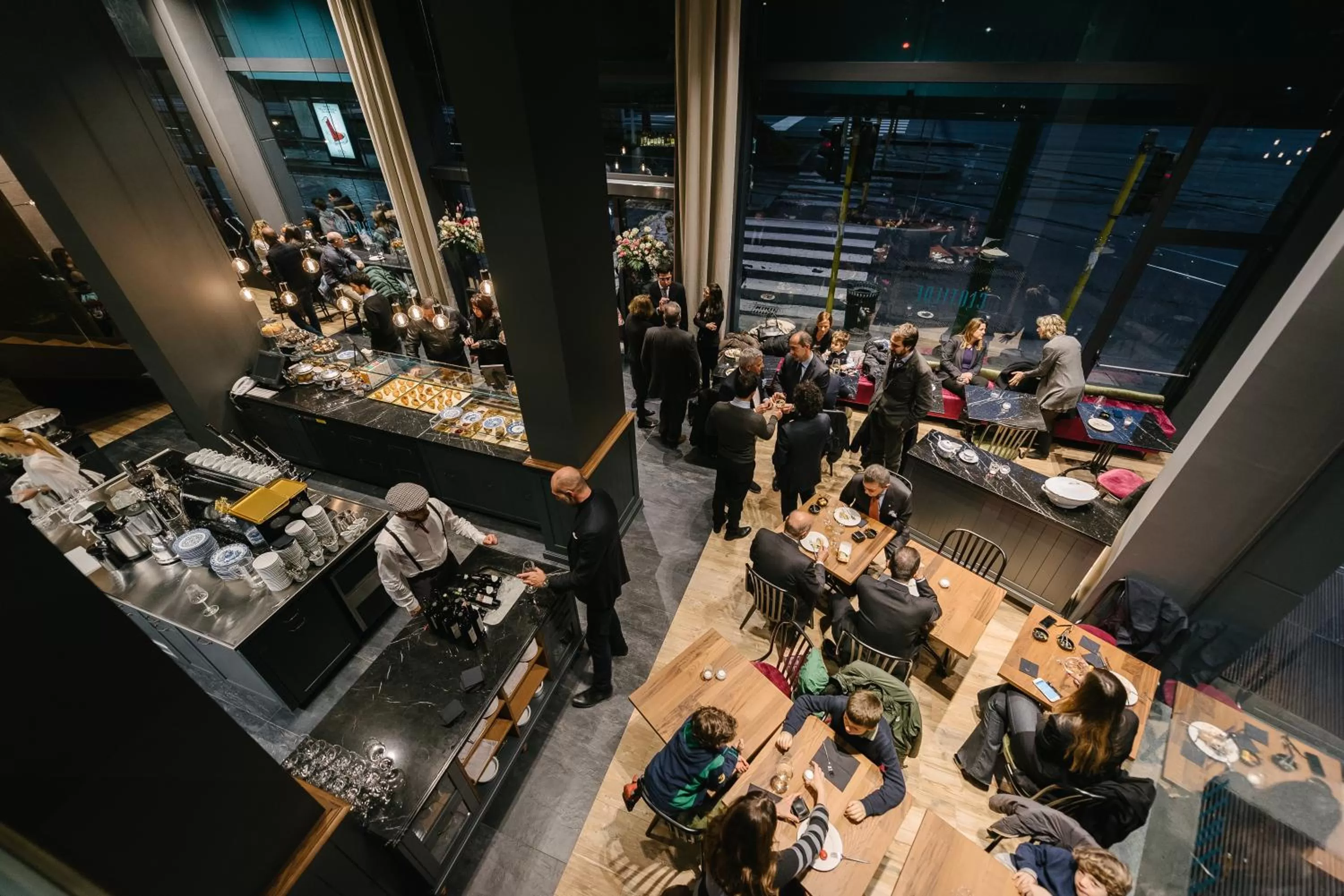 Lounge or bar in Windsor Hotel Milano