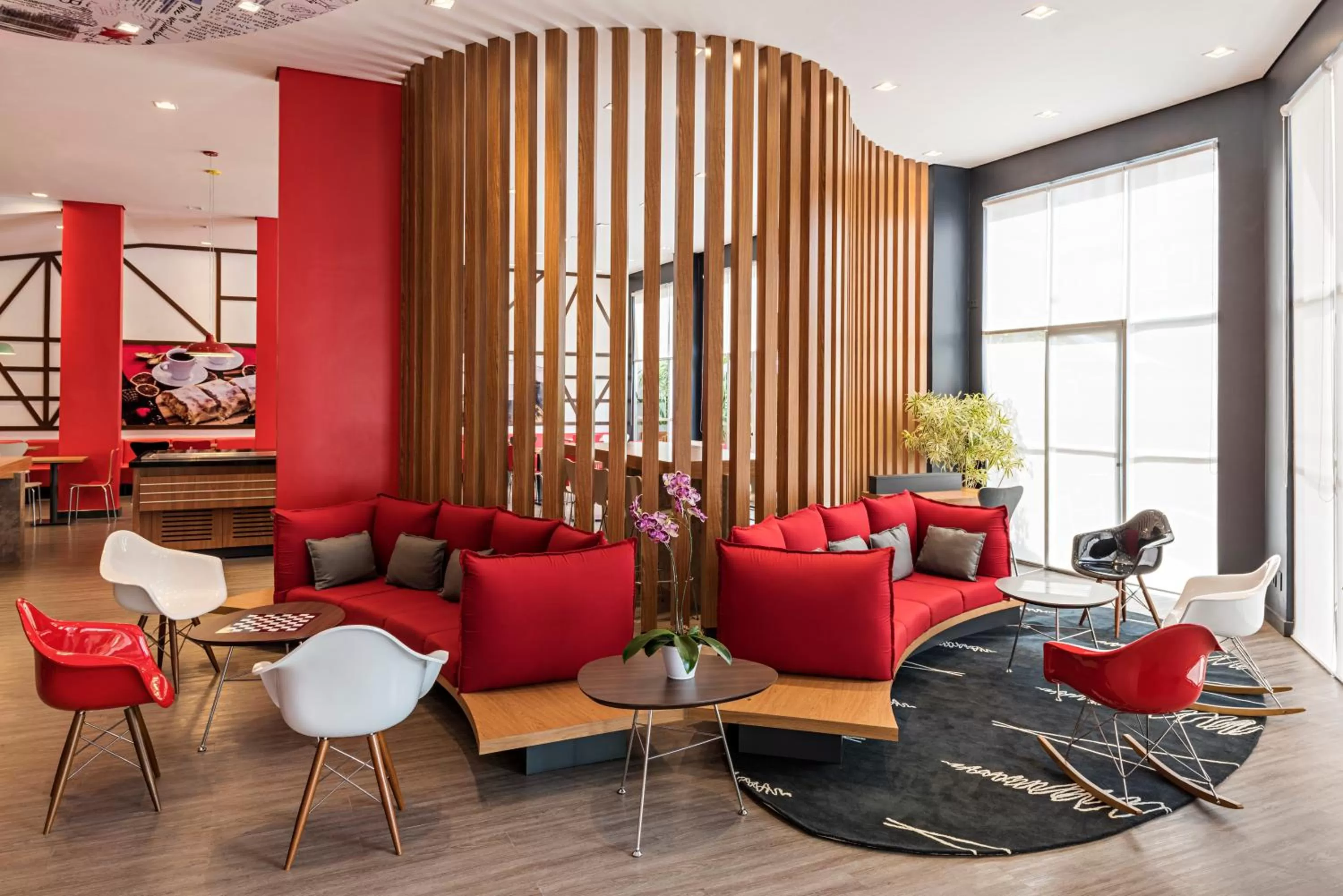 Living room in ibis Blumenau