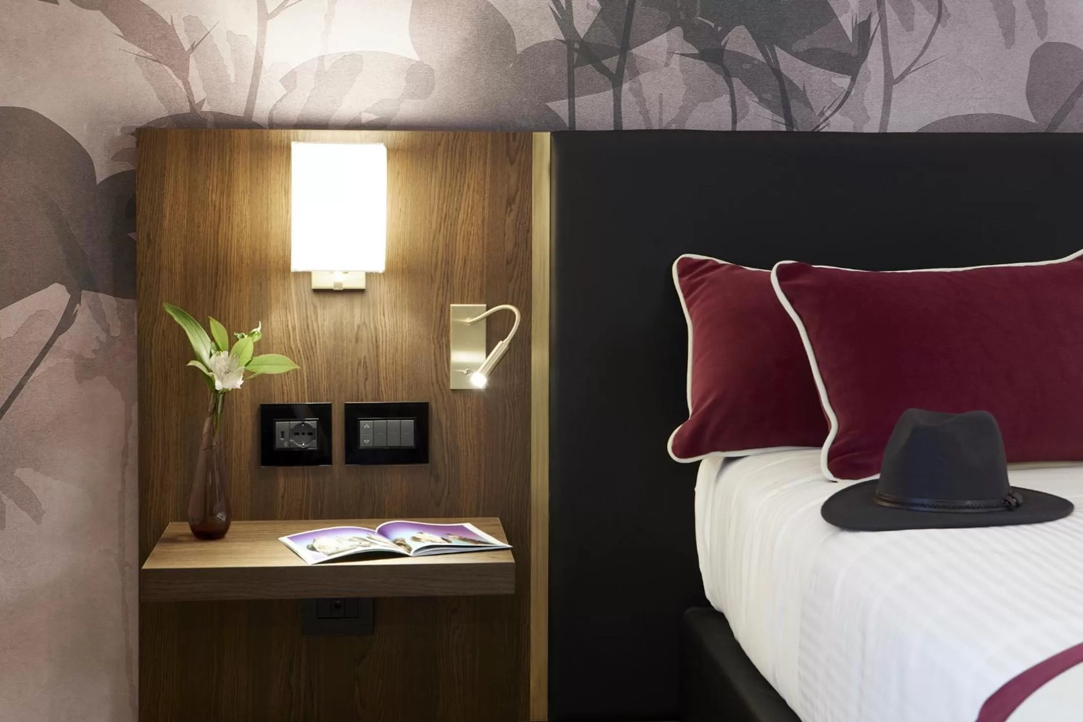 Bed in Messori Suites