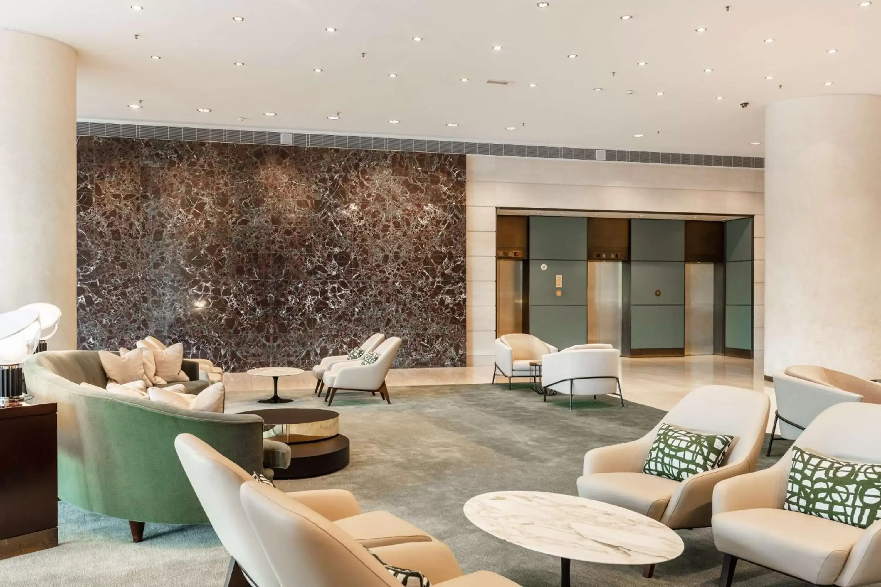 Lobby or reception in Hilton Amsterdam