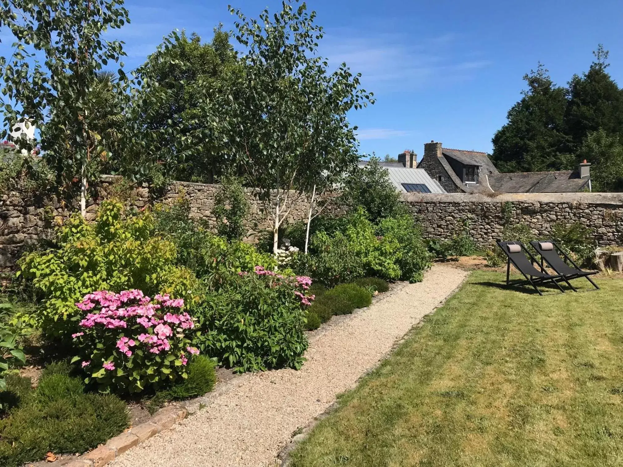 Garden in Hotel de France