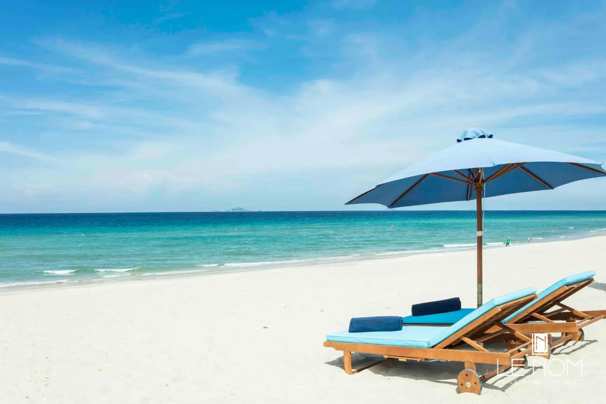 Beach in Duyen Ha Resort Cam Ranh