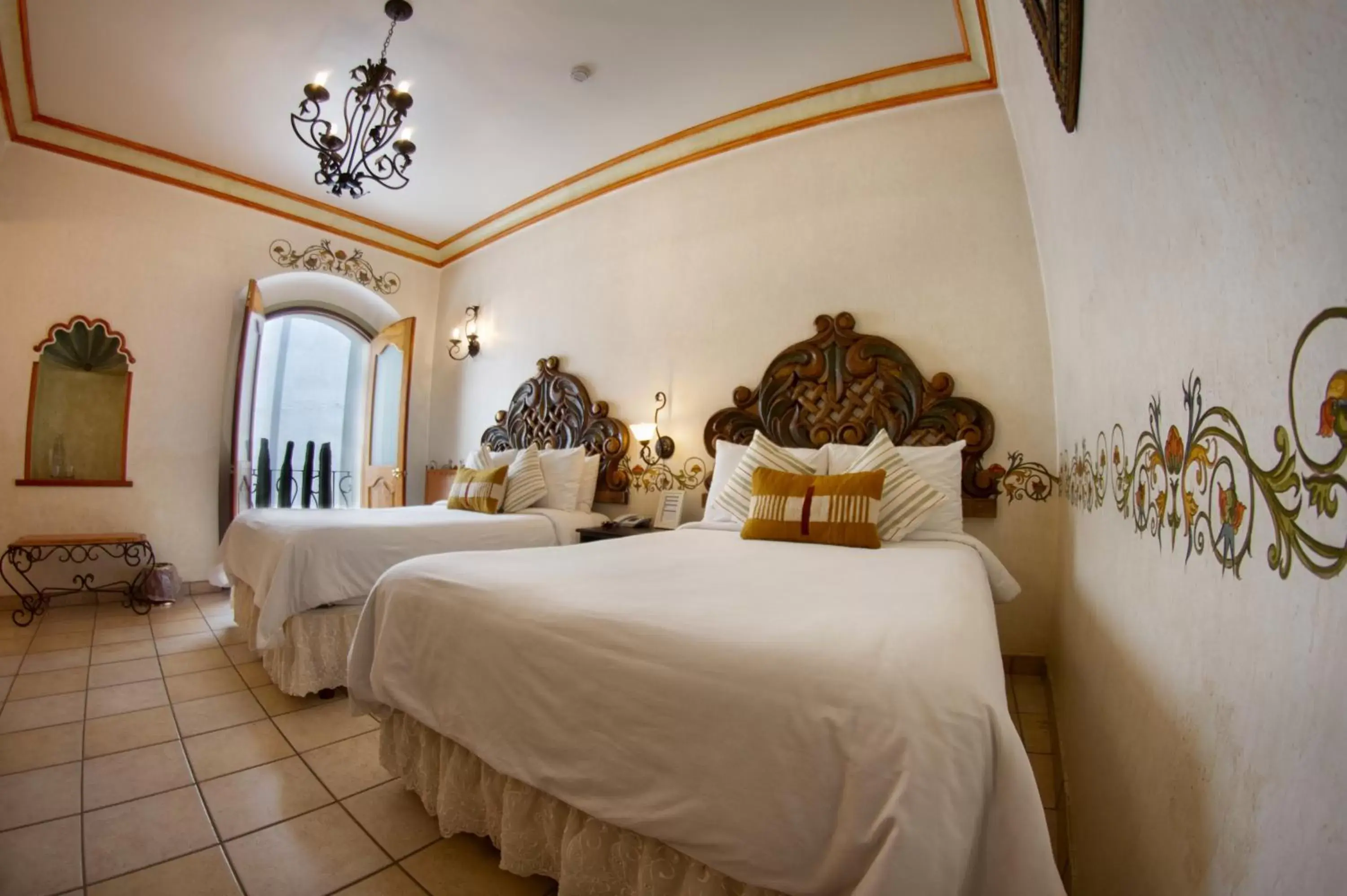 Bed in Los Pilares Hotel