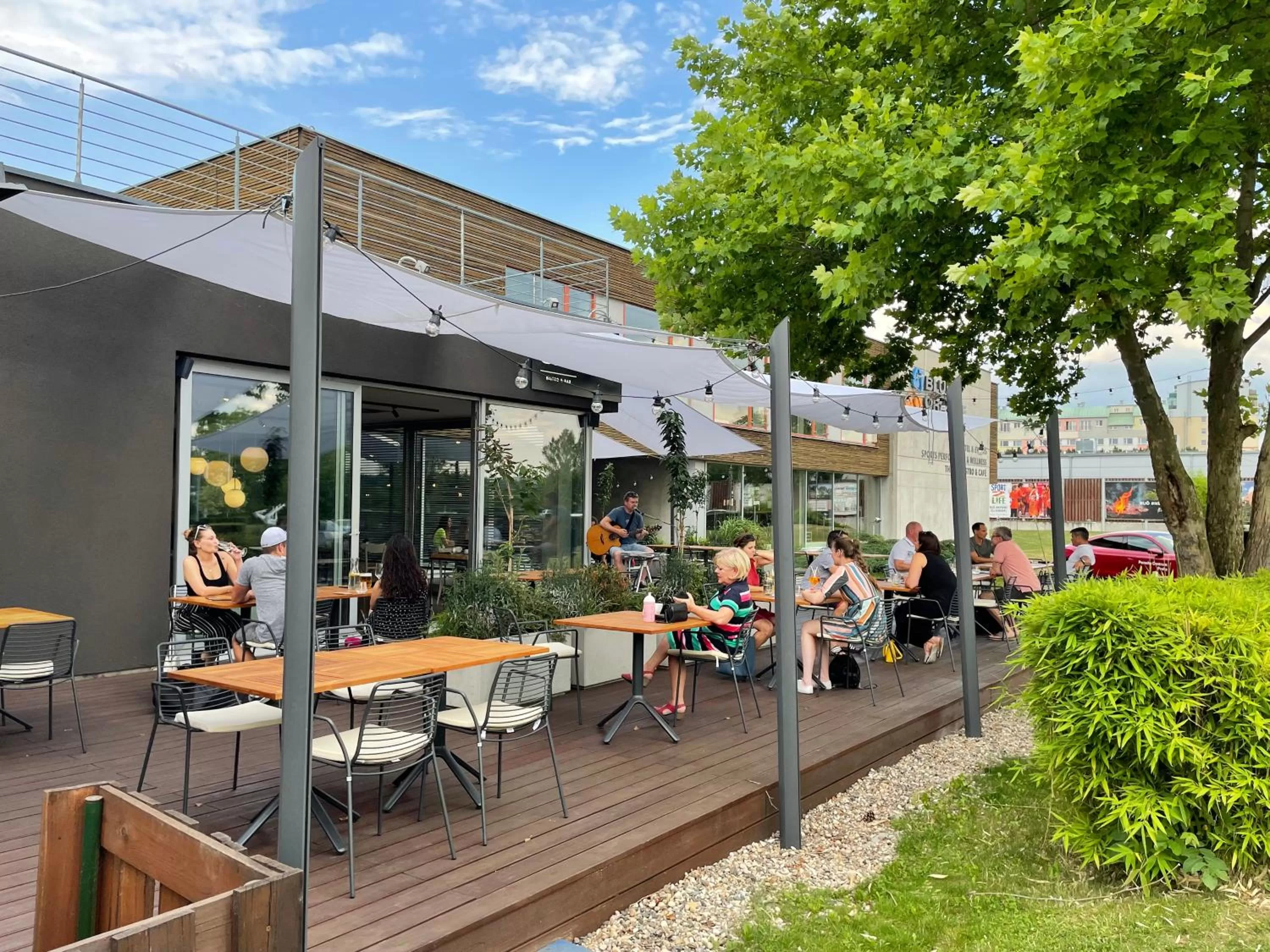 Property building in Blue Orange Resort