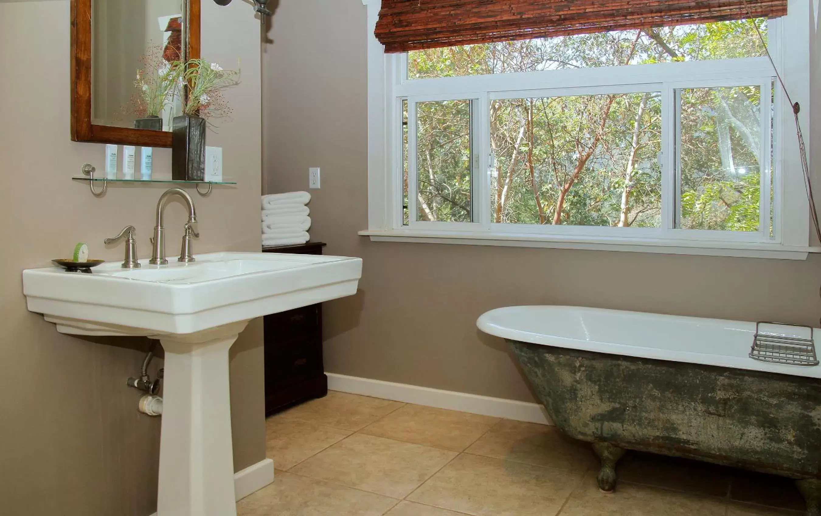 Bathroom in Coho Cottages