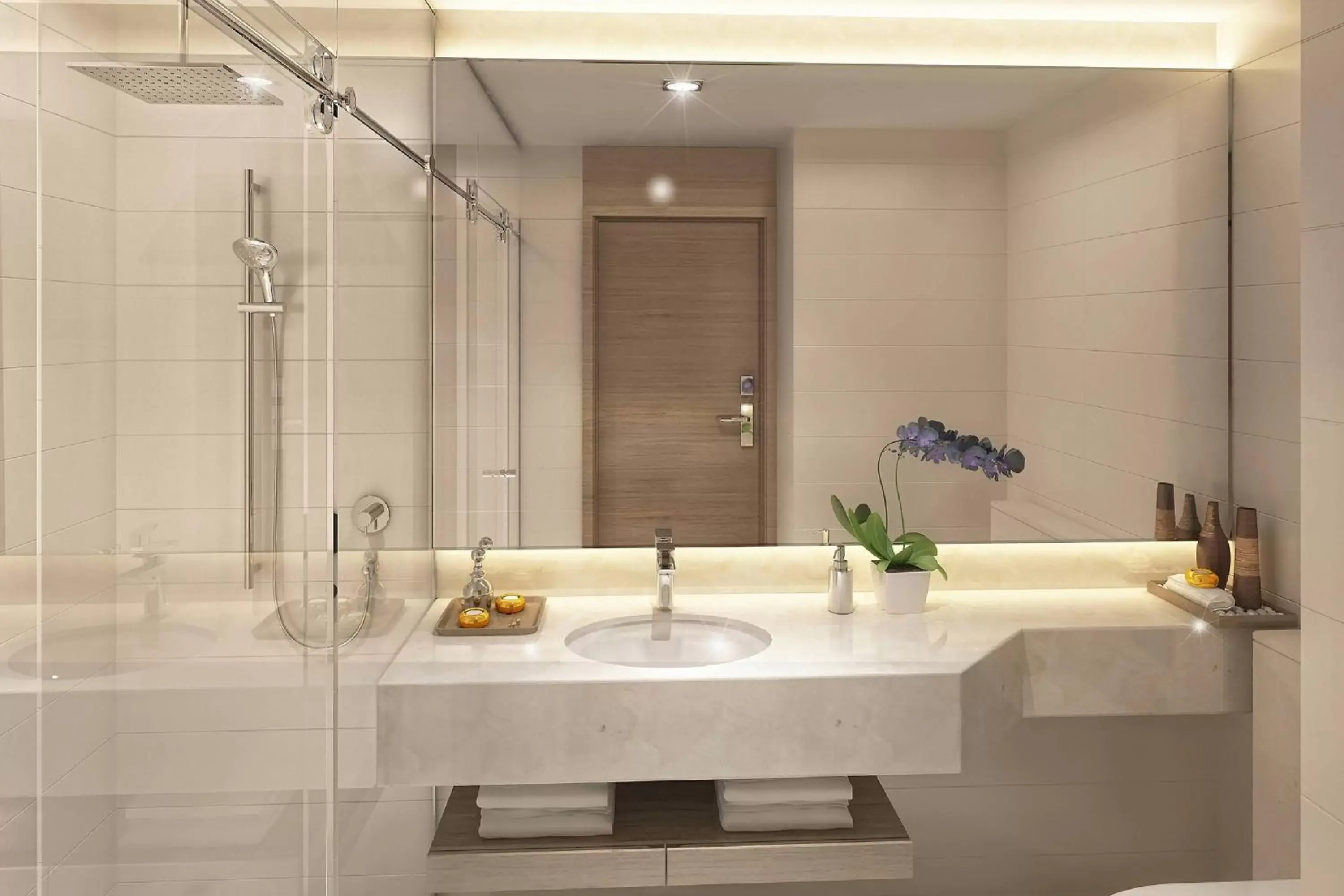 Bathroom in Courtyard by Marriott Riyadh Northern Ring Road