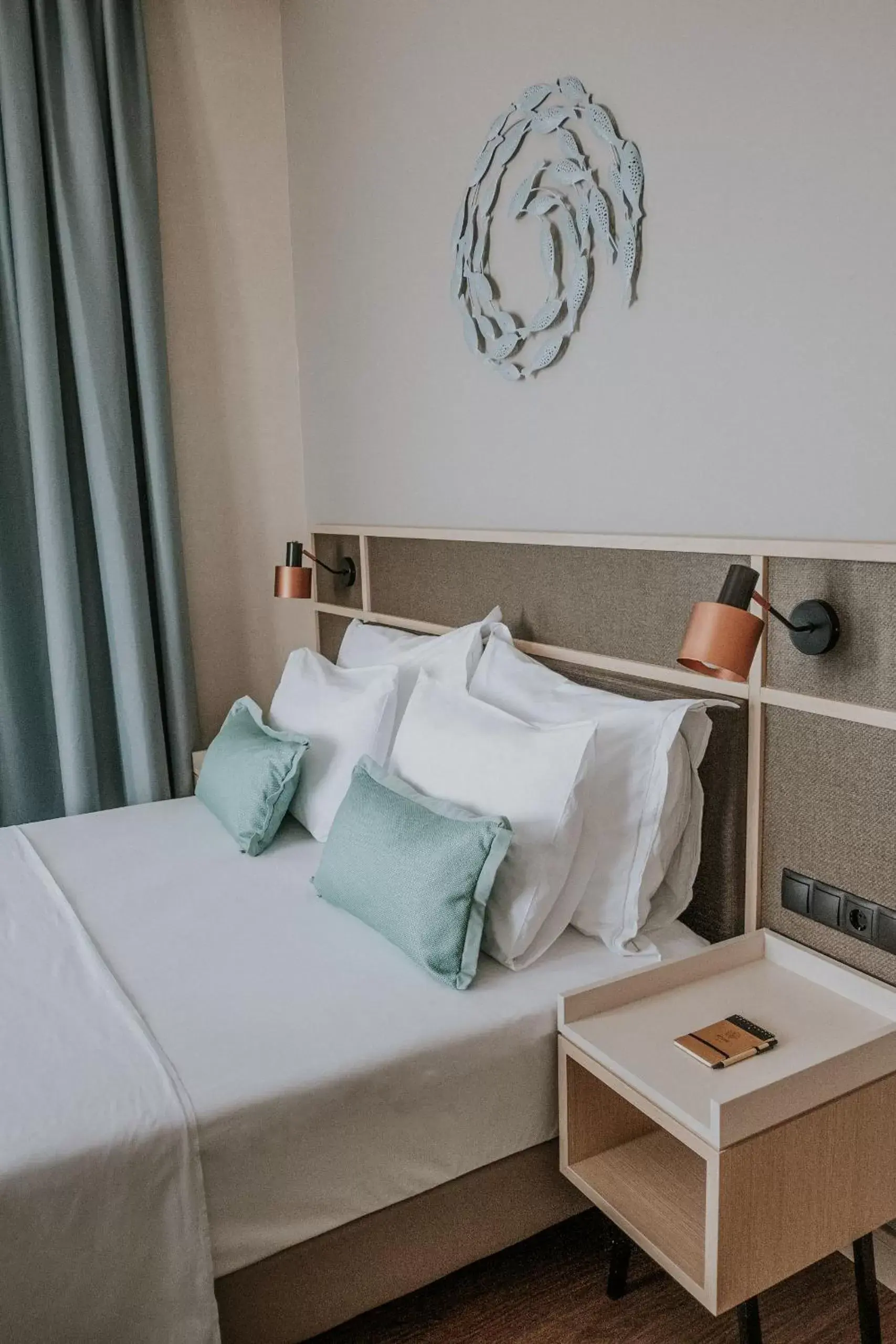 Bed in Pefkaki Boutique Hotel Loutraki