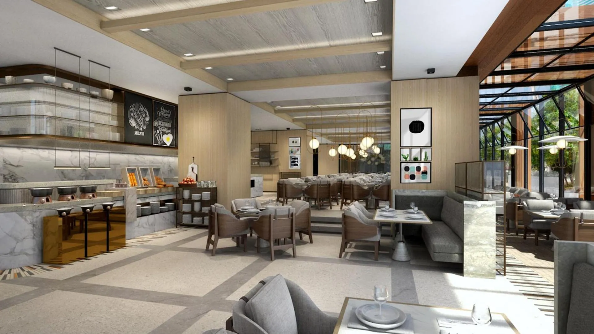 Restaurant/places to eat in THE MUMIAN HOTEL Shenzhen luohu