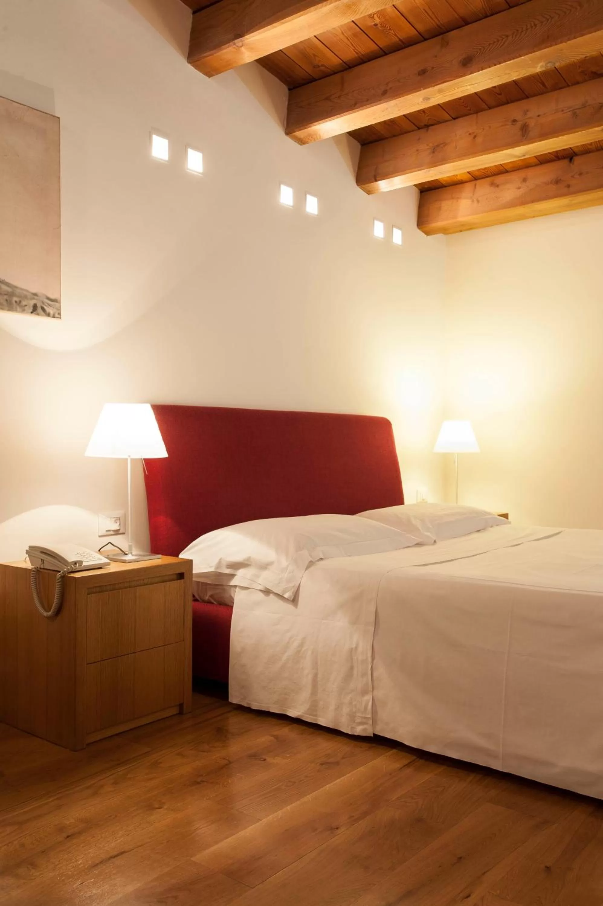 Decorative detail, Bed in Palazzo Brunaccini Boutique Hotel