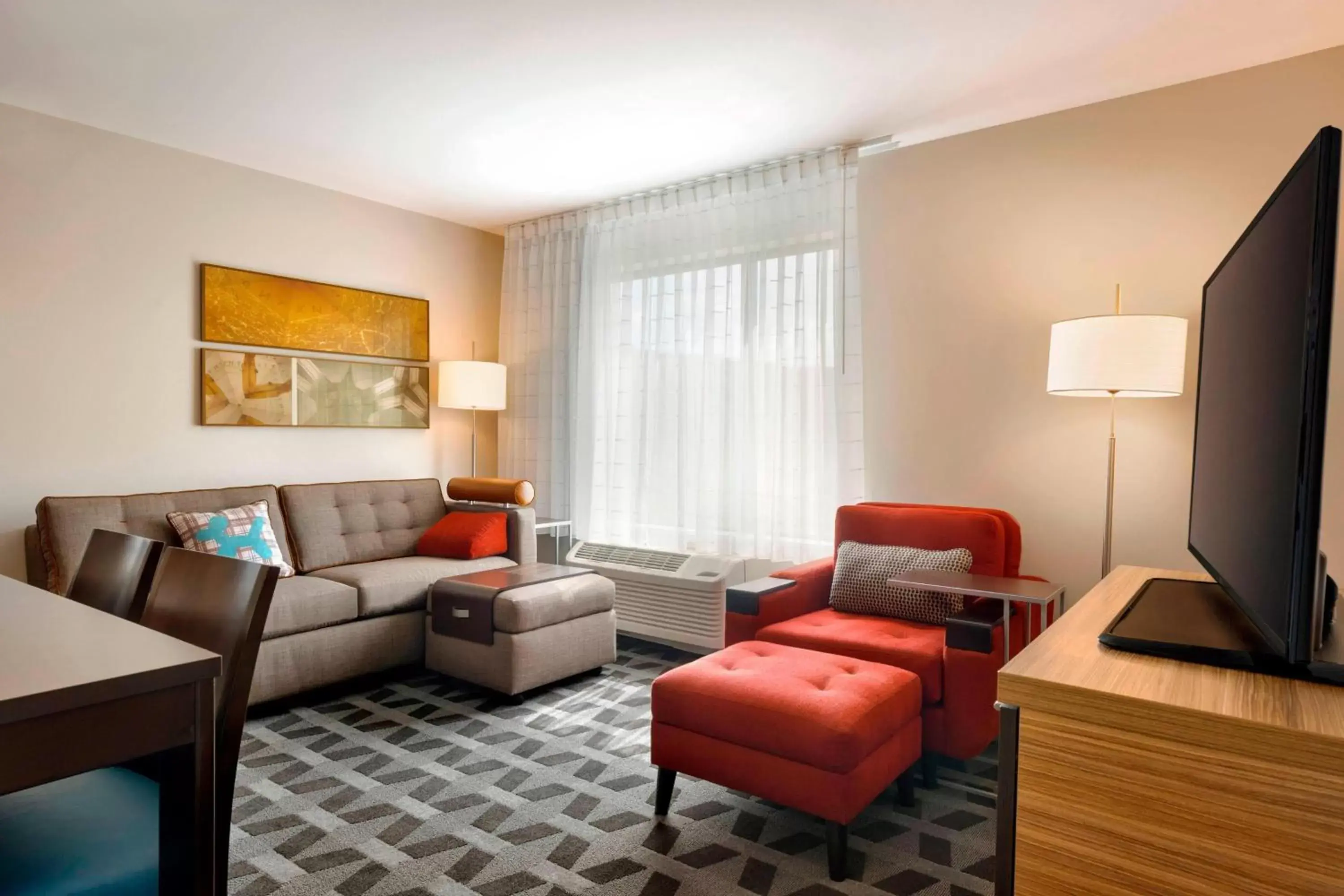 Living room, Seating Area in TownePlace Suites by Marriott Pittsburgh Airport/Robinson Township